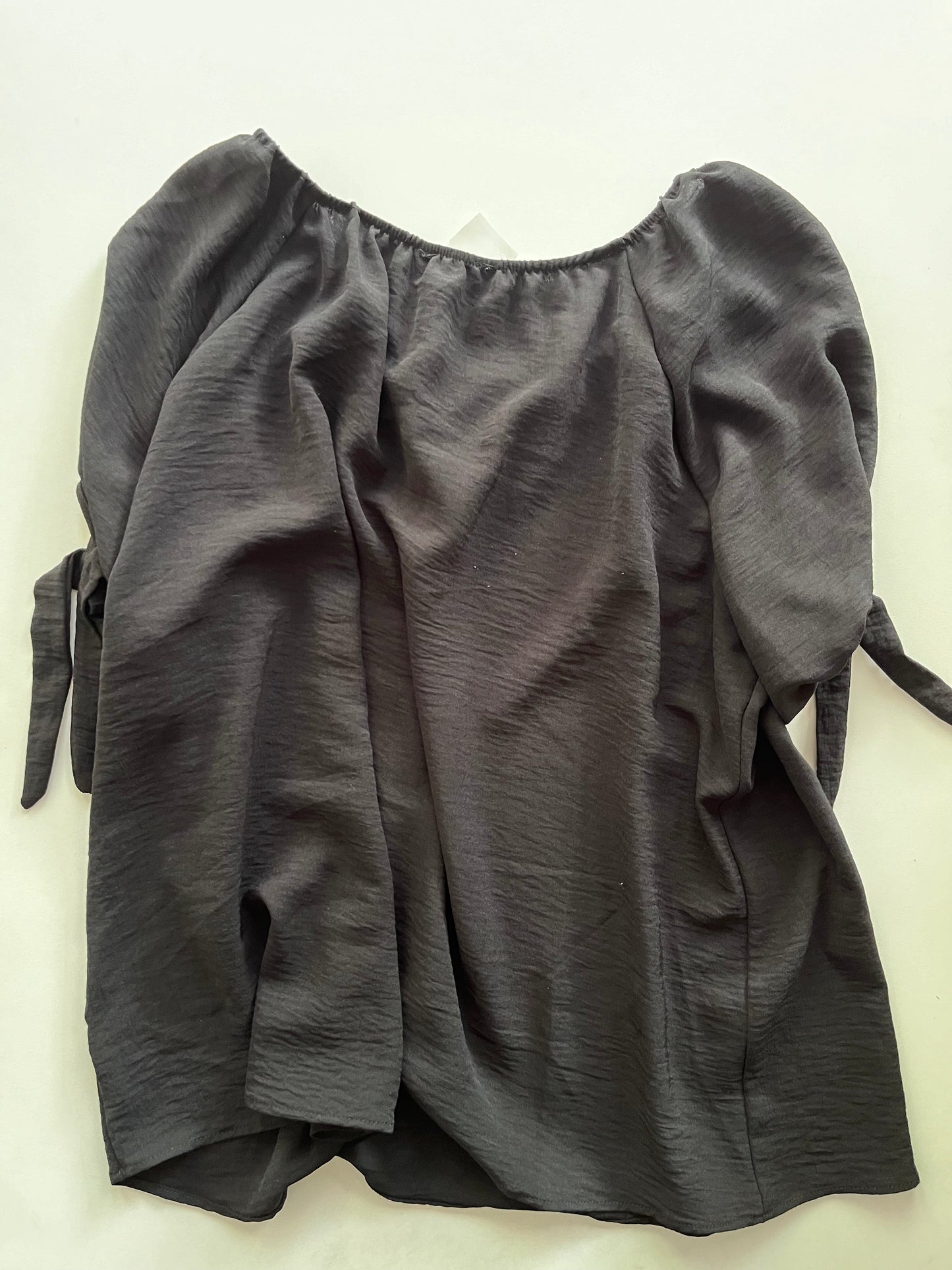 Blouse 3/4 Sleeve By Vision In Black, Size: M