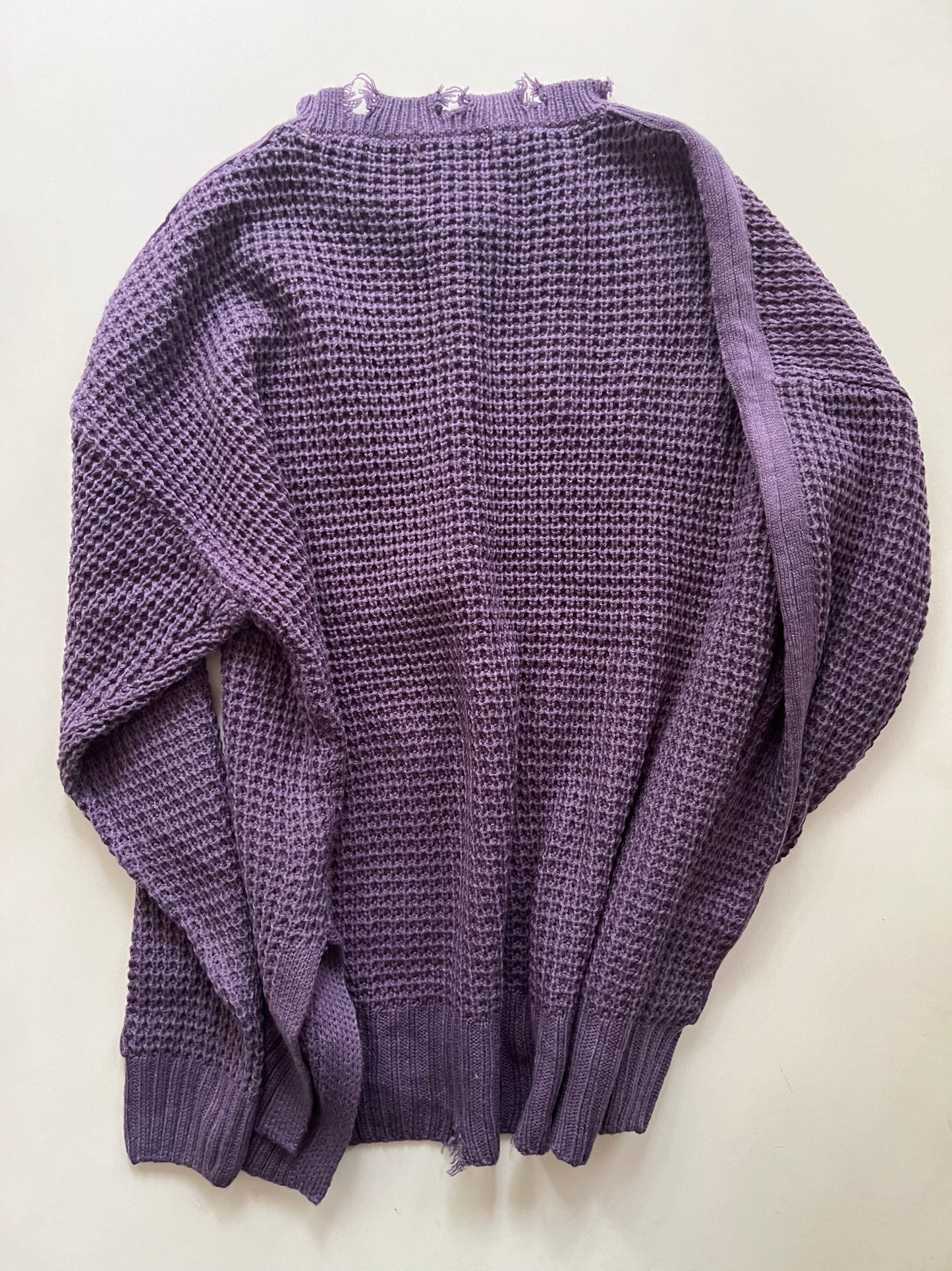 Sweater By Zenana Outfitters In Purple, Size: M