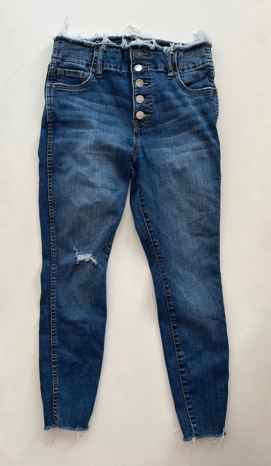 Jeans Straight By Kut In Denim, Size: 4petite