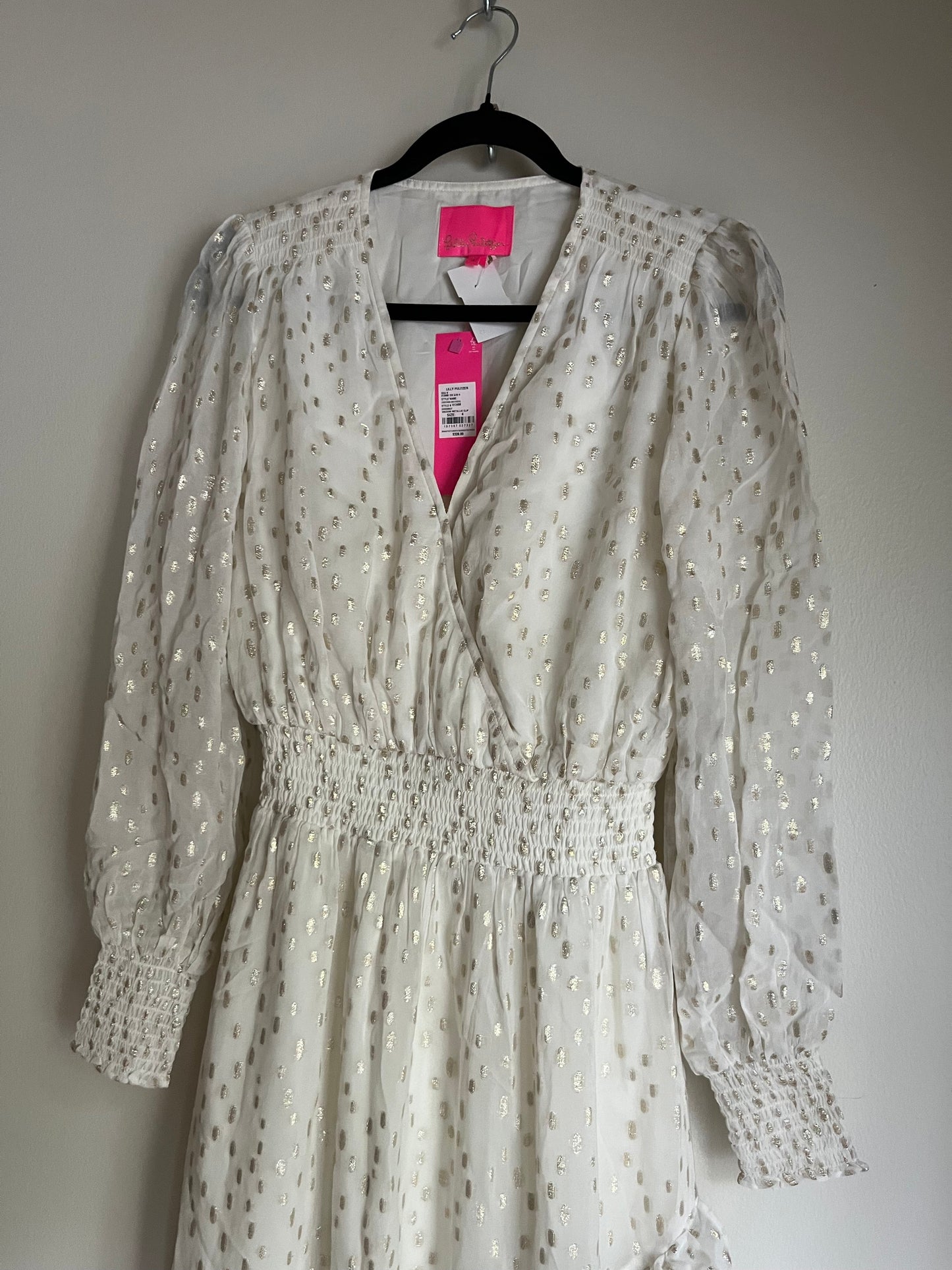 Dress Party Long By Lilly Pulitzer In Cream, Size: S