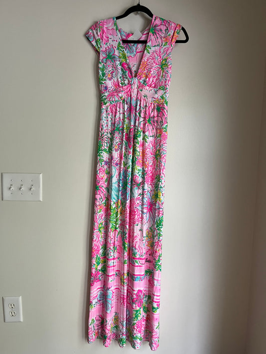 Dress Casual Maxi By Lilly Pulitzer In Multi-colored, Size: Xs