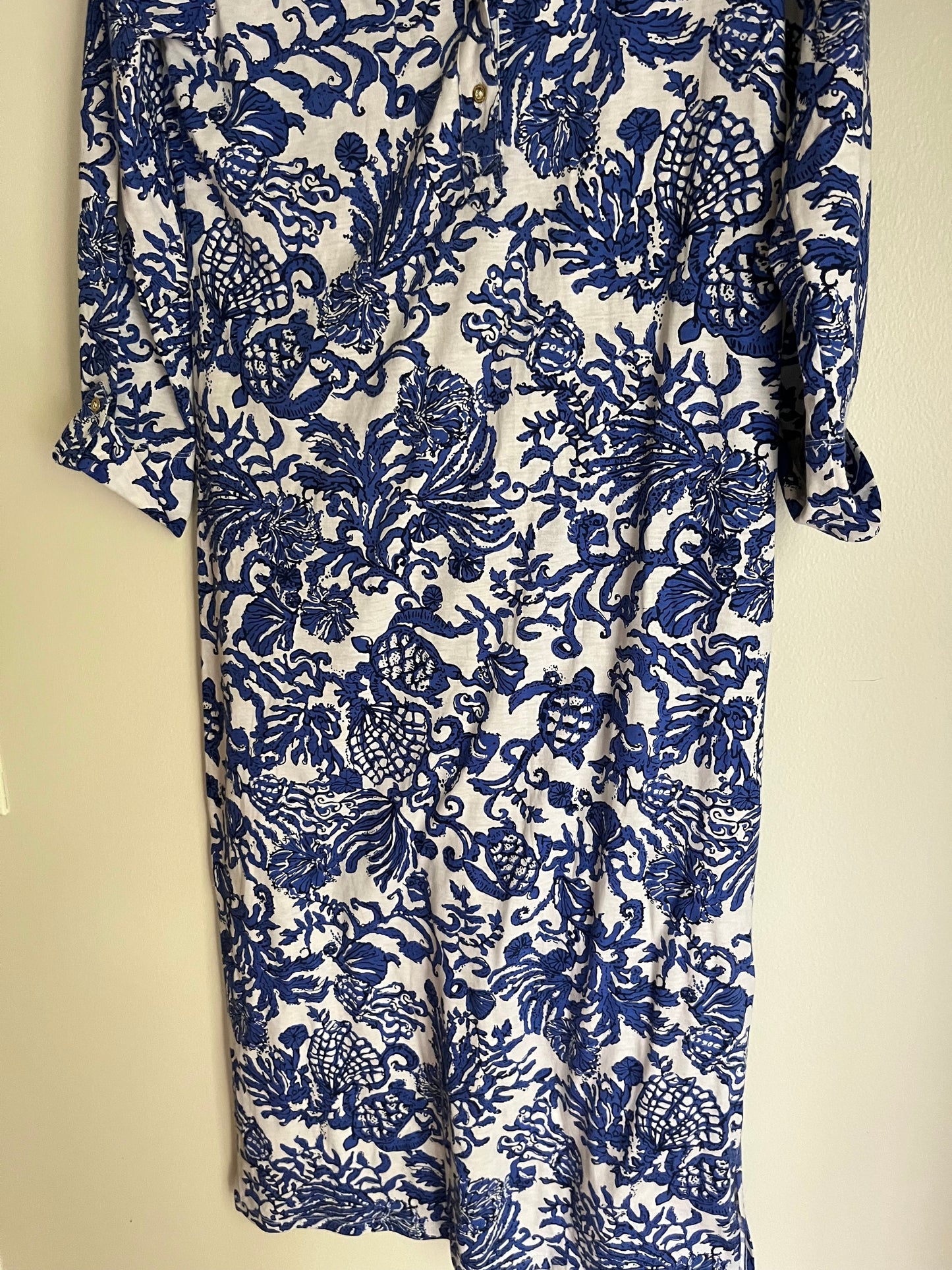 Dress Work By Lilly Pulitzer In Blue, Size: S