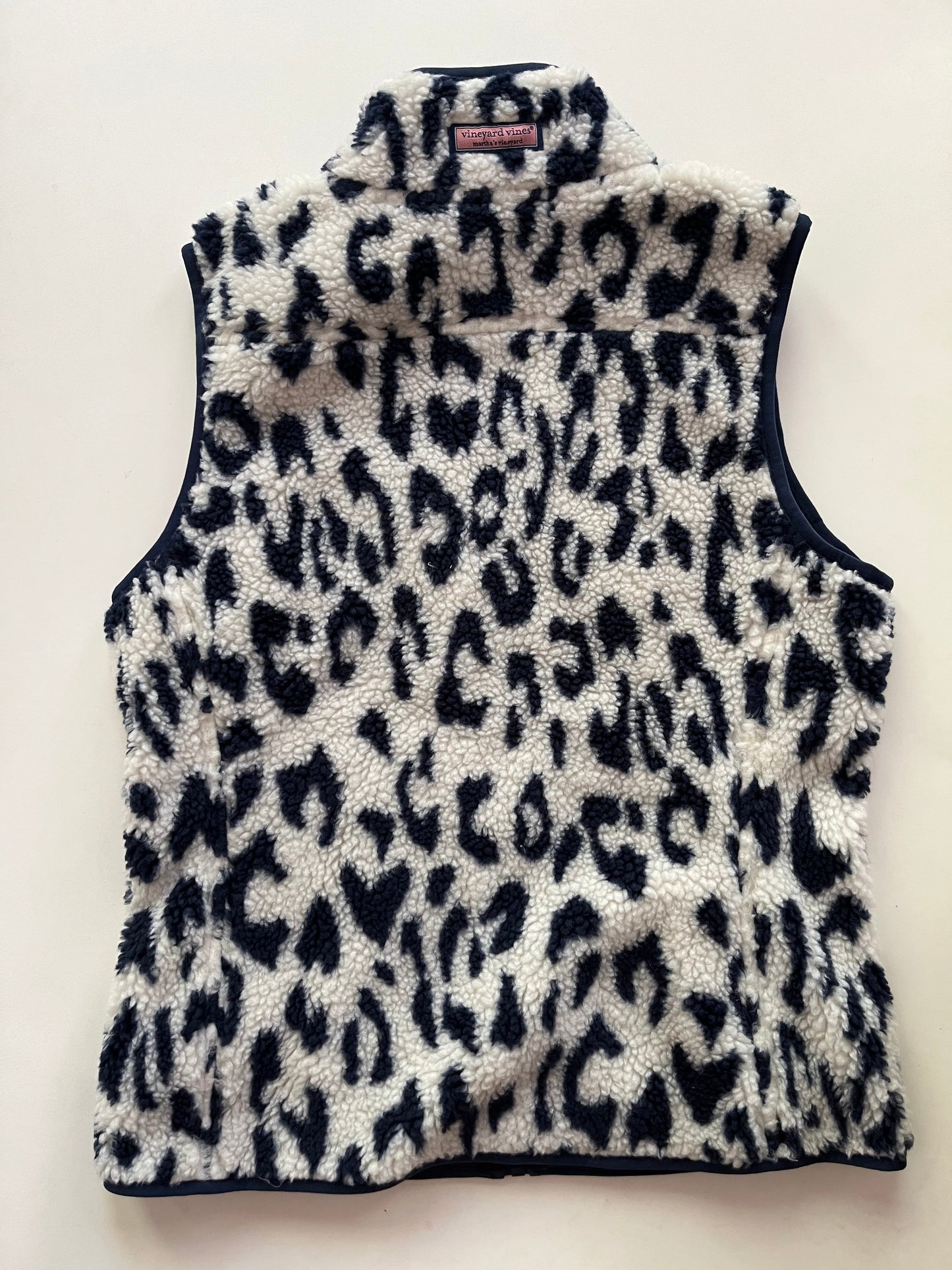 Vest Faux Fur & Sherpa By Vineyard Vines In Navy, Size: Xs