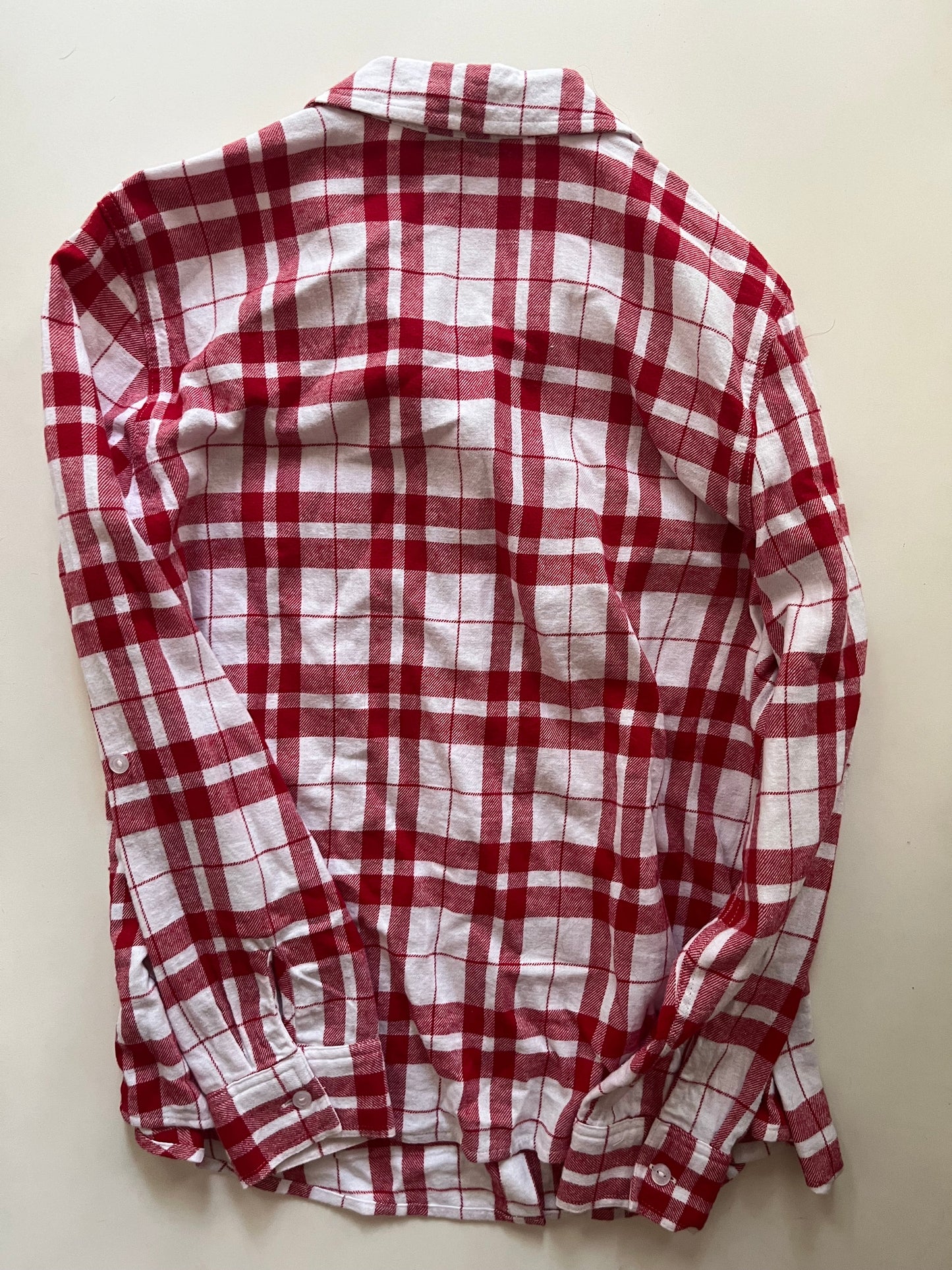 Top Long Sleeve By Marc By Marc Jacobs In Plaid, Size: M