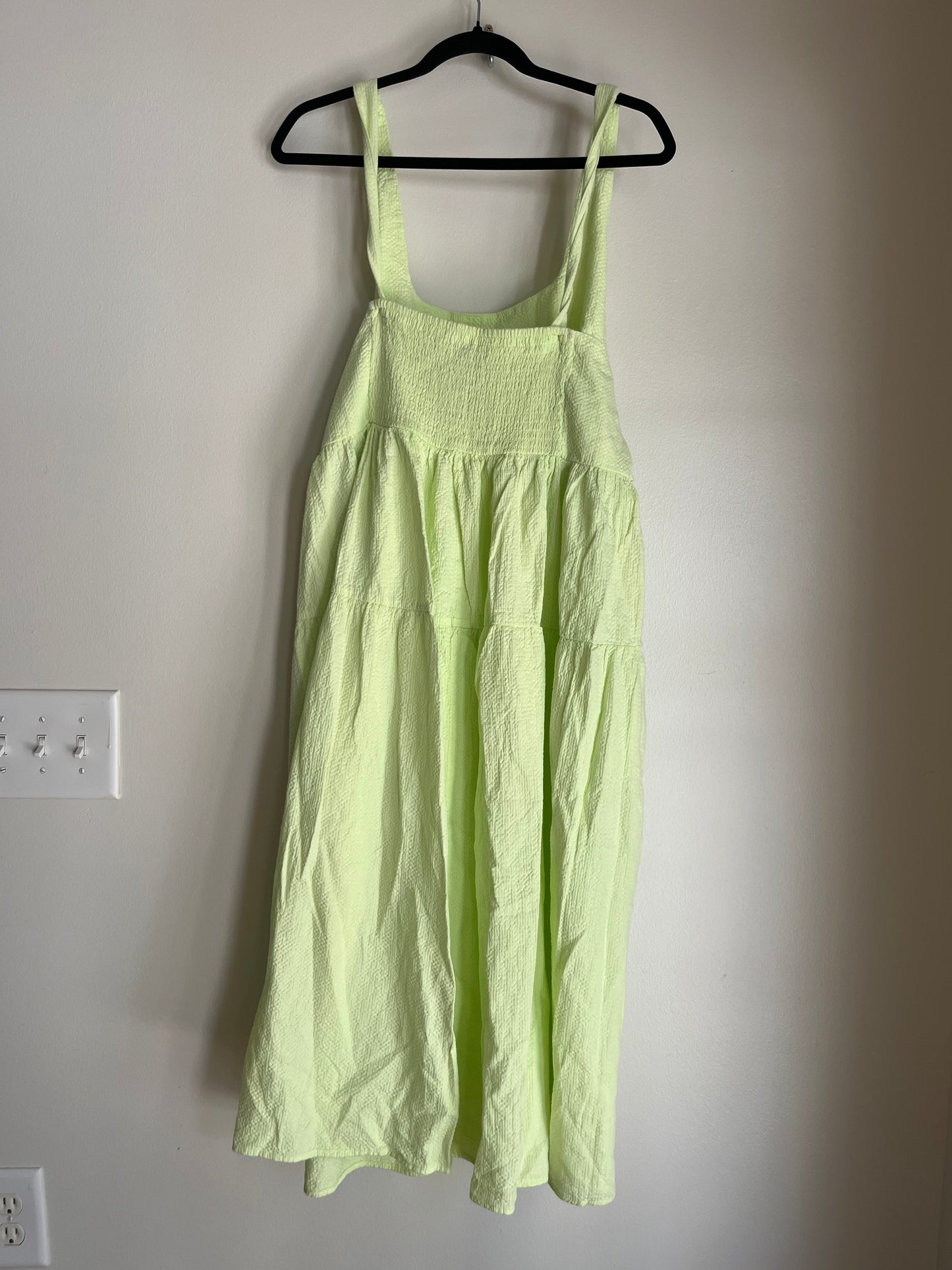 Dress Casual Maxi By Ava & Viv In Lime Green, Size: 2x