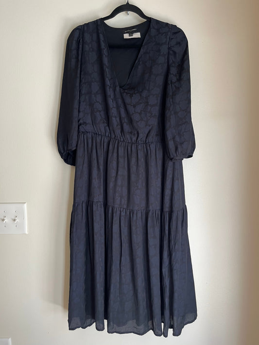 Dress Work By Banana Republic O In Black, Size: L