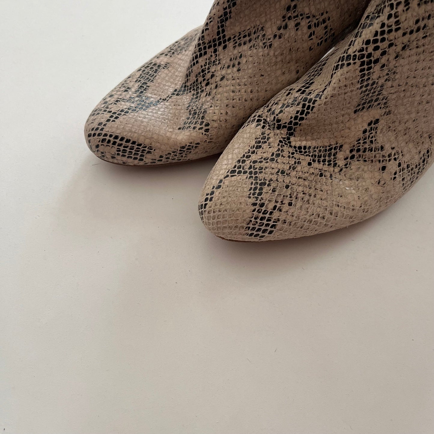 Boots Ankle Heels By Sole Society In Animal Print, Size: 8