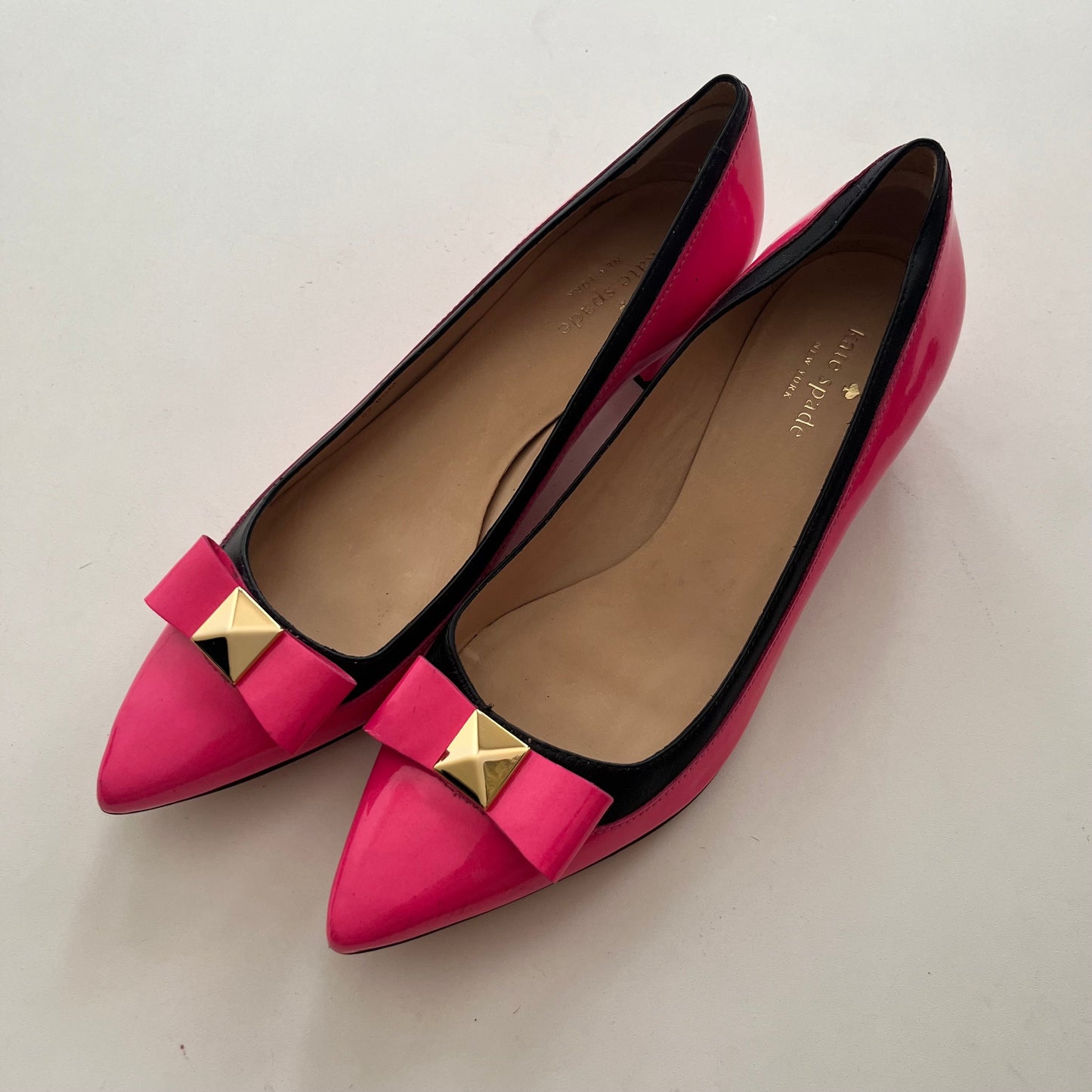 Shoes Flats Ballet By Kate Spade In Hot Pink, Size: 8.5