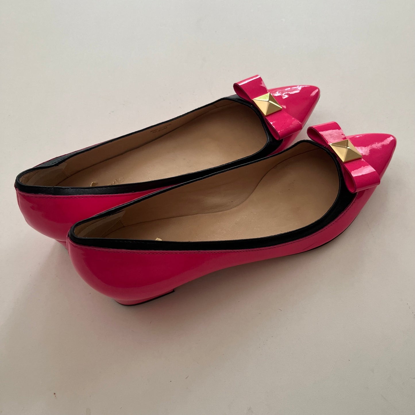 Shoes Flats Ballet By Kate Spade In Hot Pink, Size: 8.5