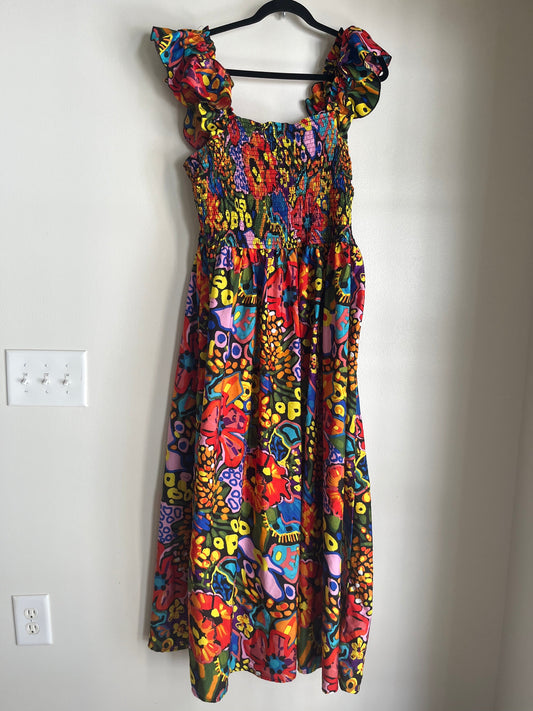 Dress Casual Maxi By Cato In Multi-colored, Size: 1x