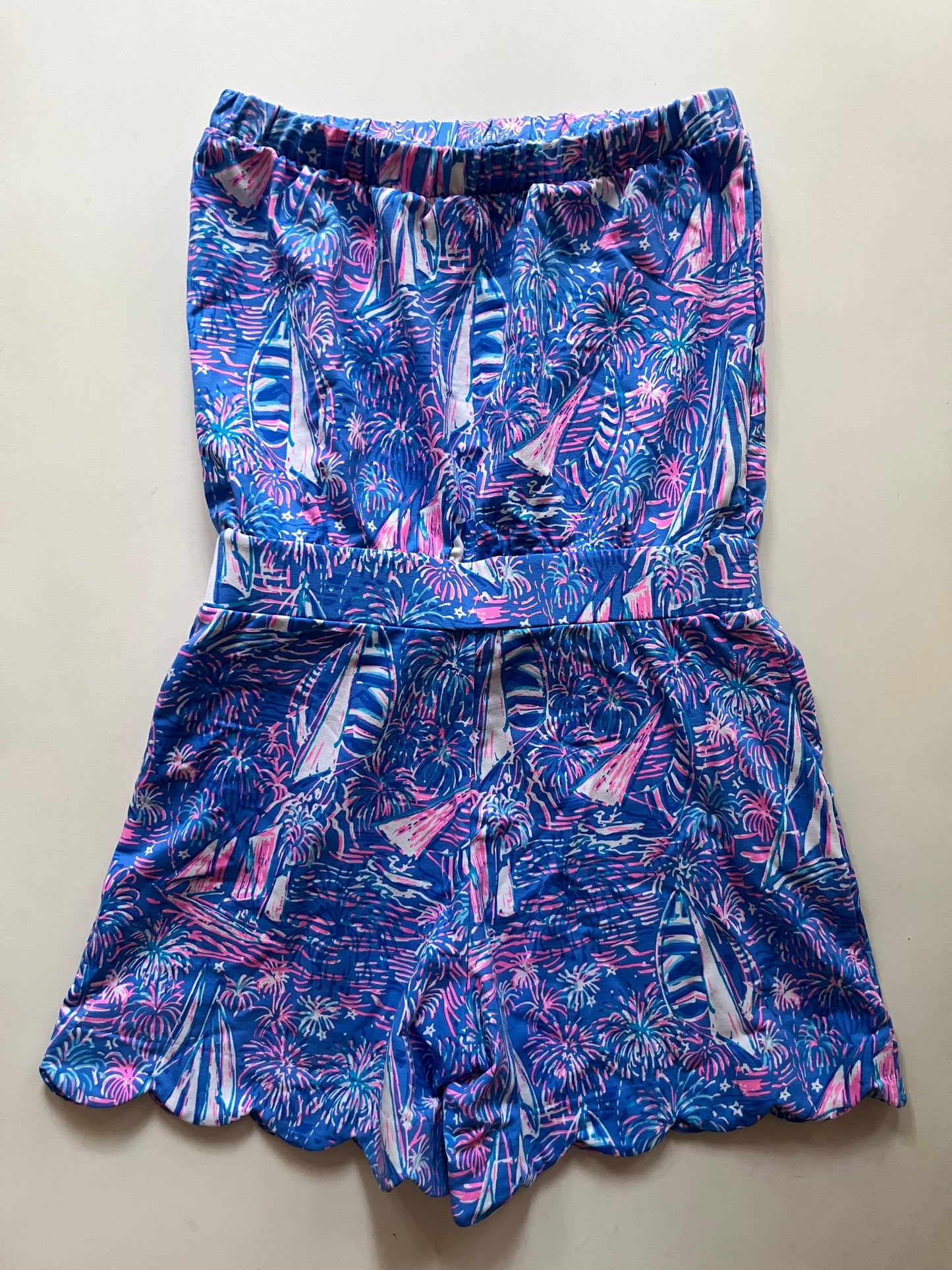 Romper By Lilly Pulitzer In Blue, Size: Xs