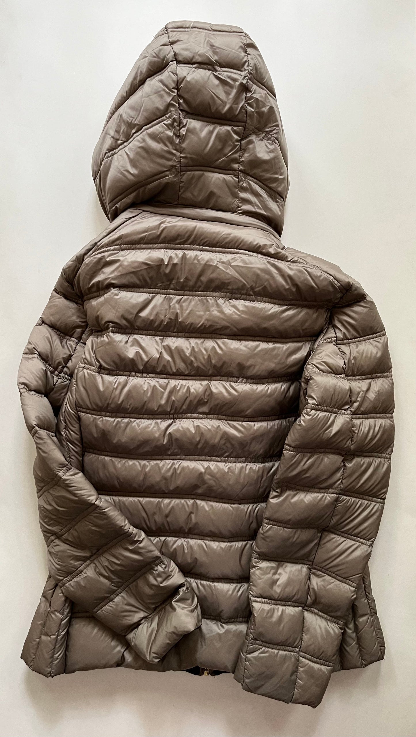 Coat Puffer & Quilted By Michael Kors In Taupe, Size: L