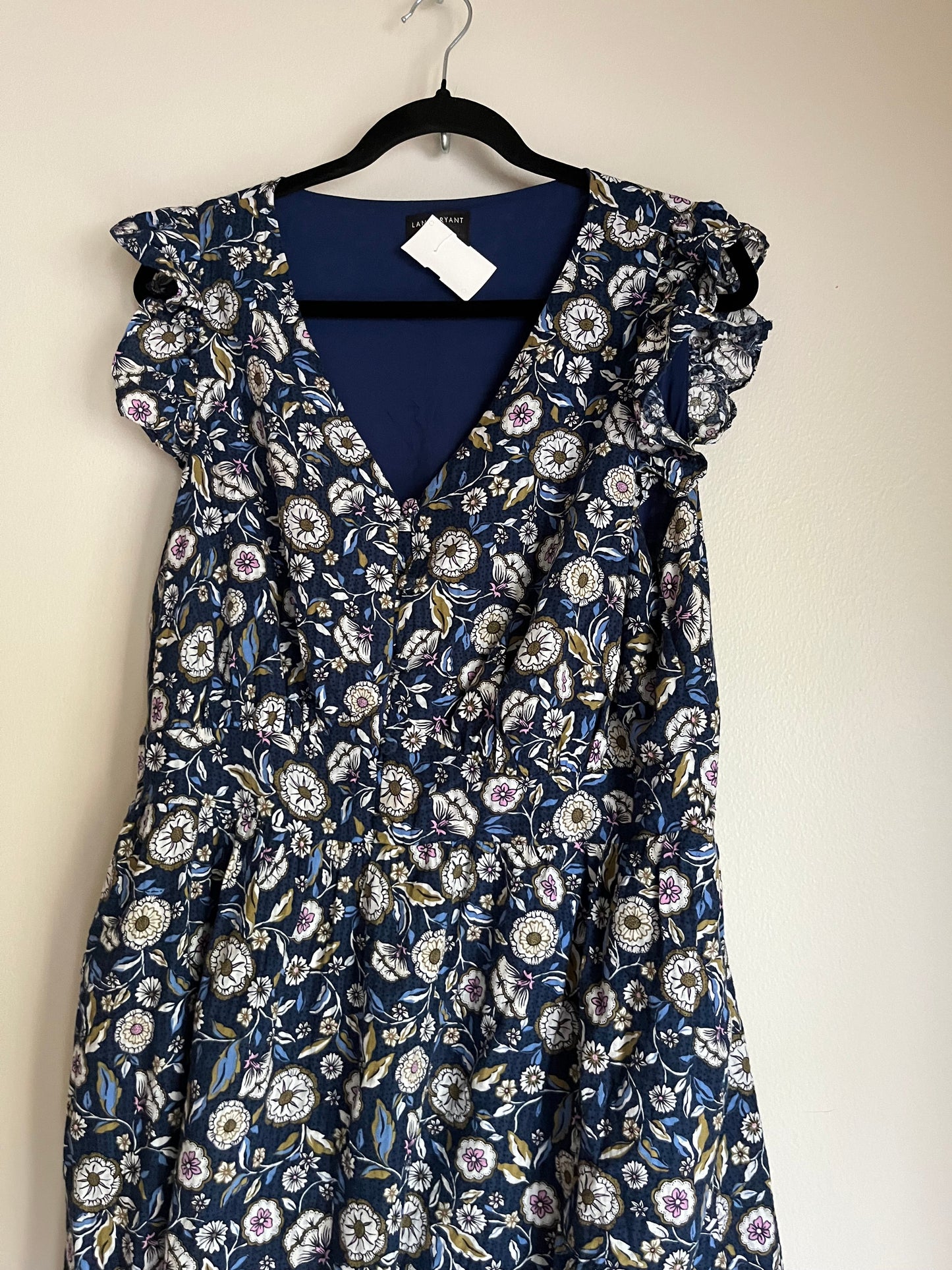 Dress Work By Lane Bryant In Blue, Size: L