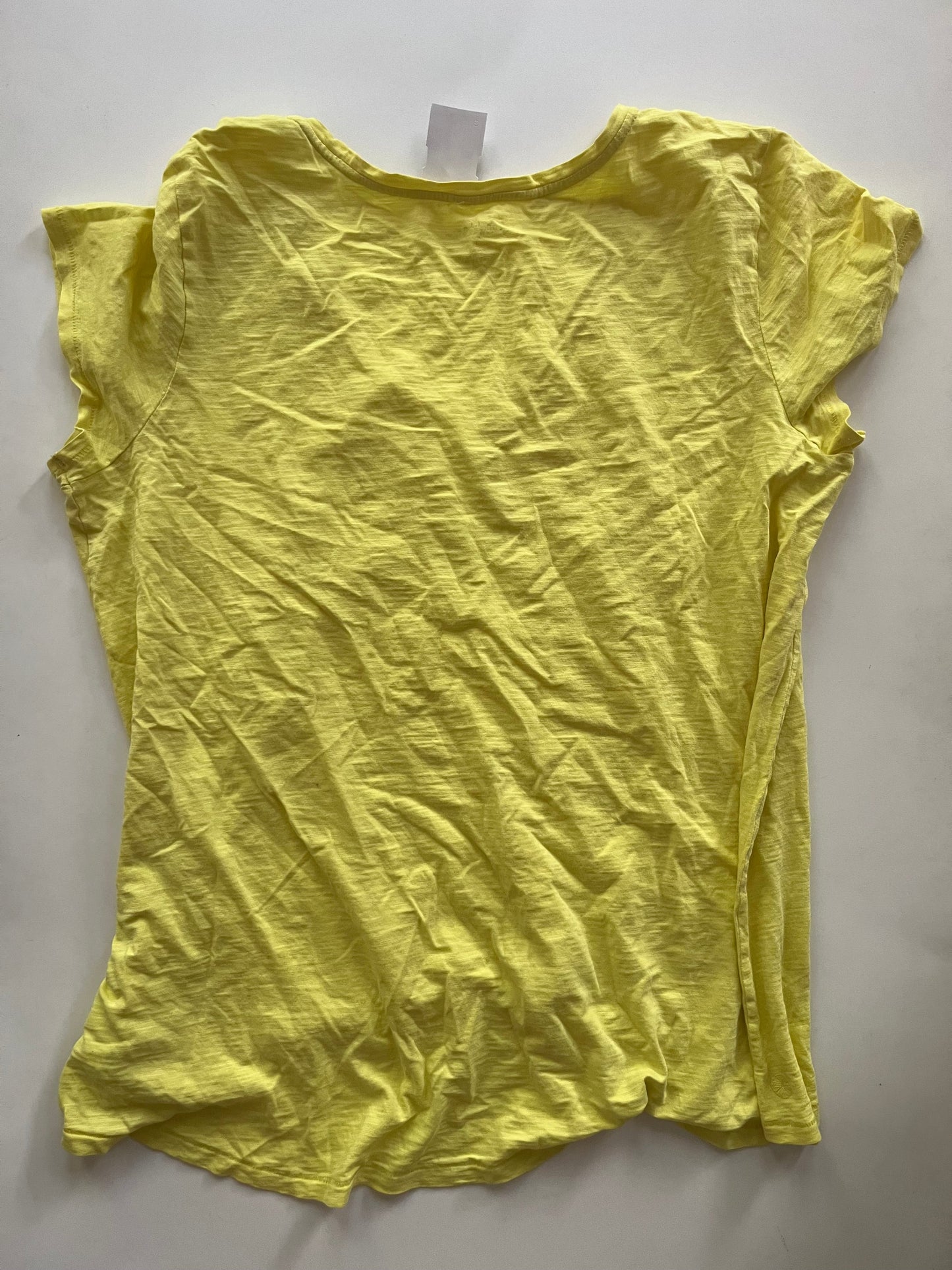 Top Short Sleeve By Lilly Pulitzer In Yellow, Size: L