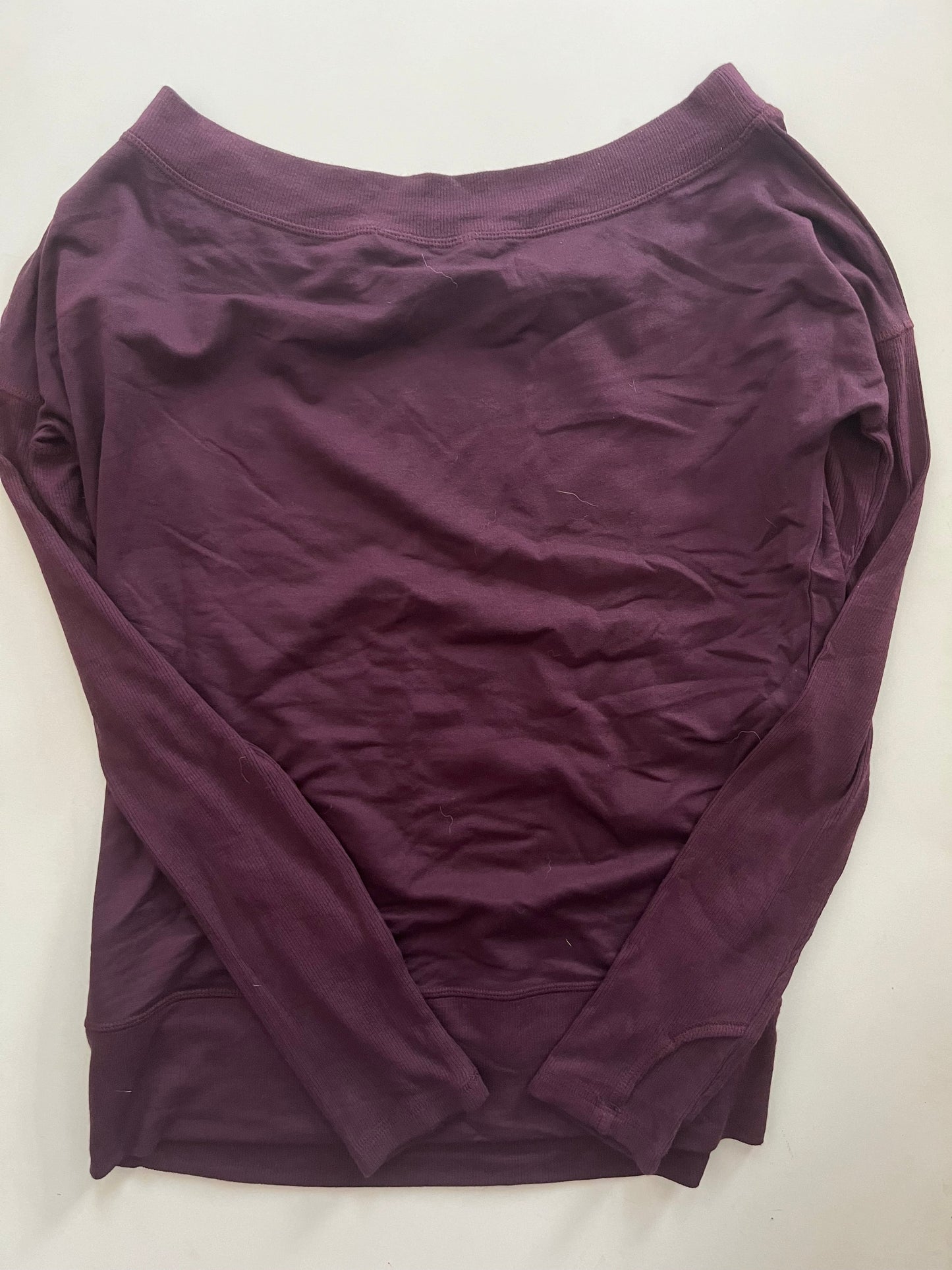 Sweatshirt Crewneck By Athleta In Plum, Size: M