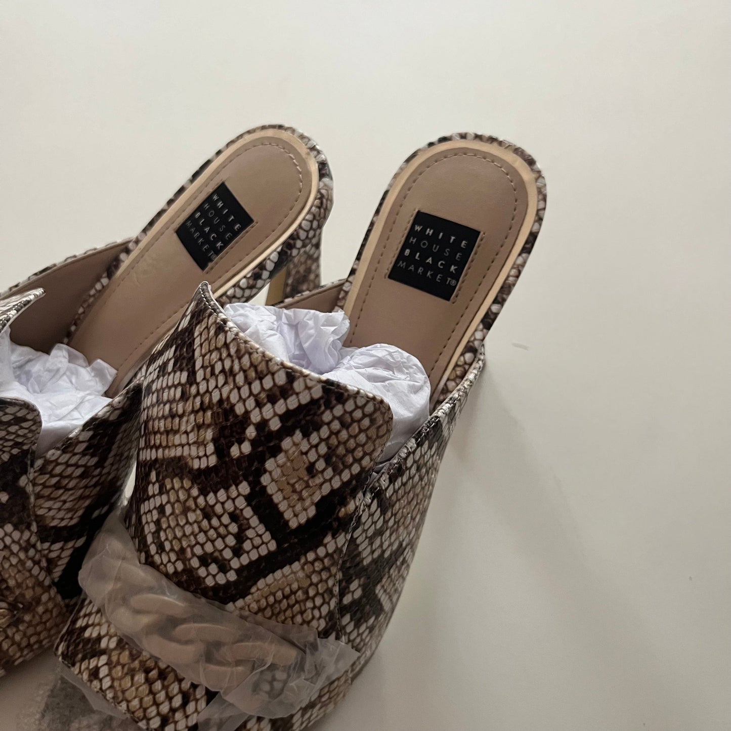 Shoes Heels Block By White House Black Market O In Animal Print, Size: 8.5