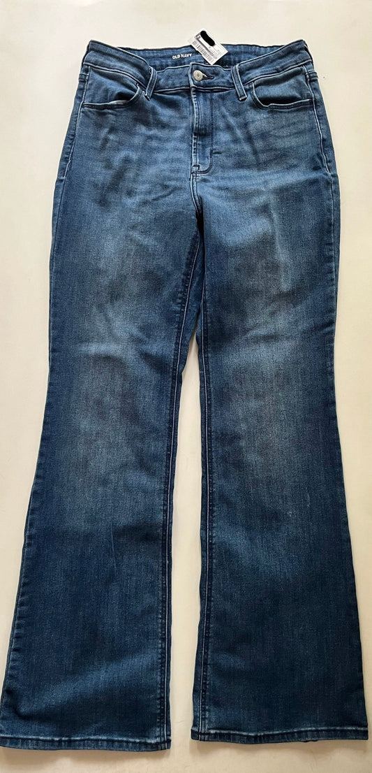 Jeans Flared By Old Navy In Denim Blue, Size: 10