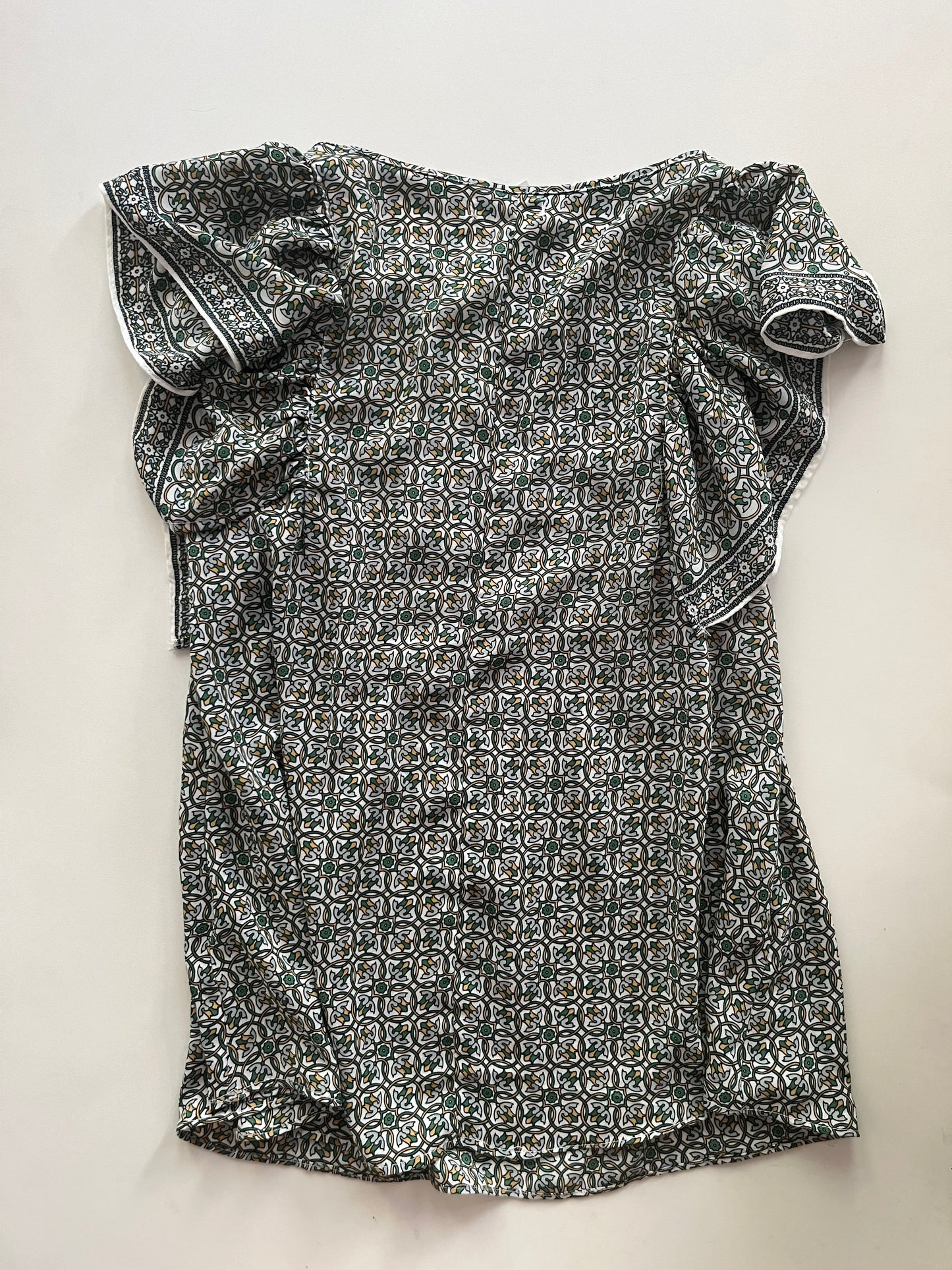 Blouse Short Sleeve By Max Studio In Green, Size: S