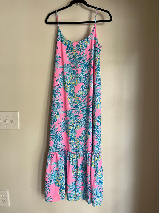 Dress Party Long By Lilly Pulitzer In Multi-colored, Size: S