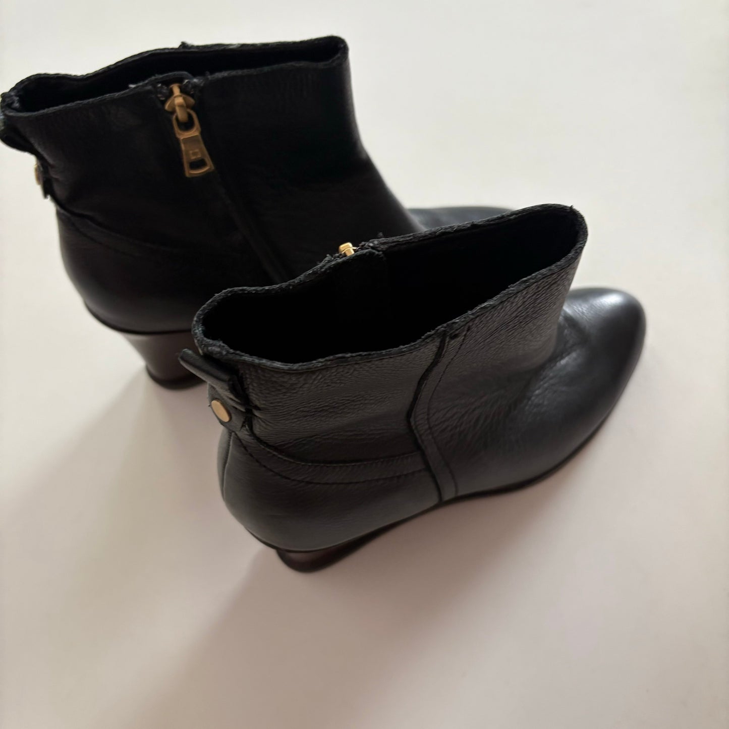 Boots Ankle Heels By LUCCA In Black, Size: 8.5