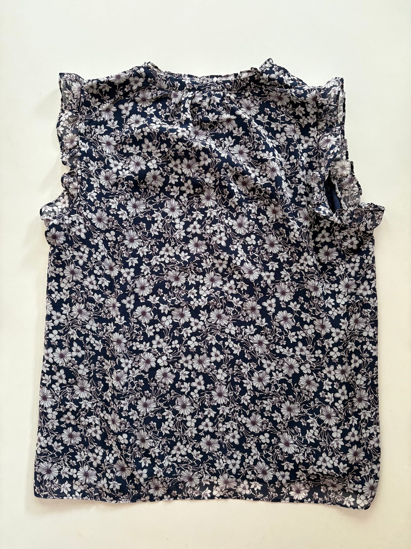 Blouse Sleeveless By 1.state In Blue, Size: M