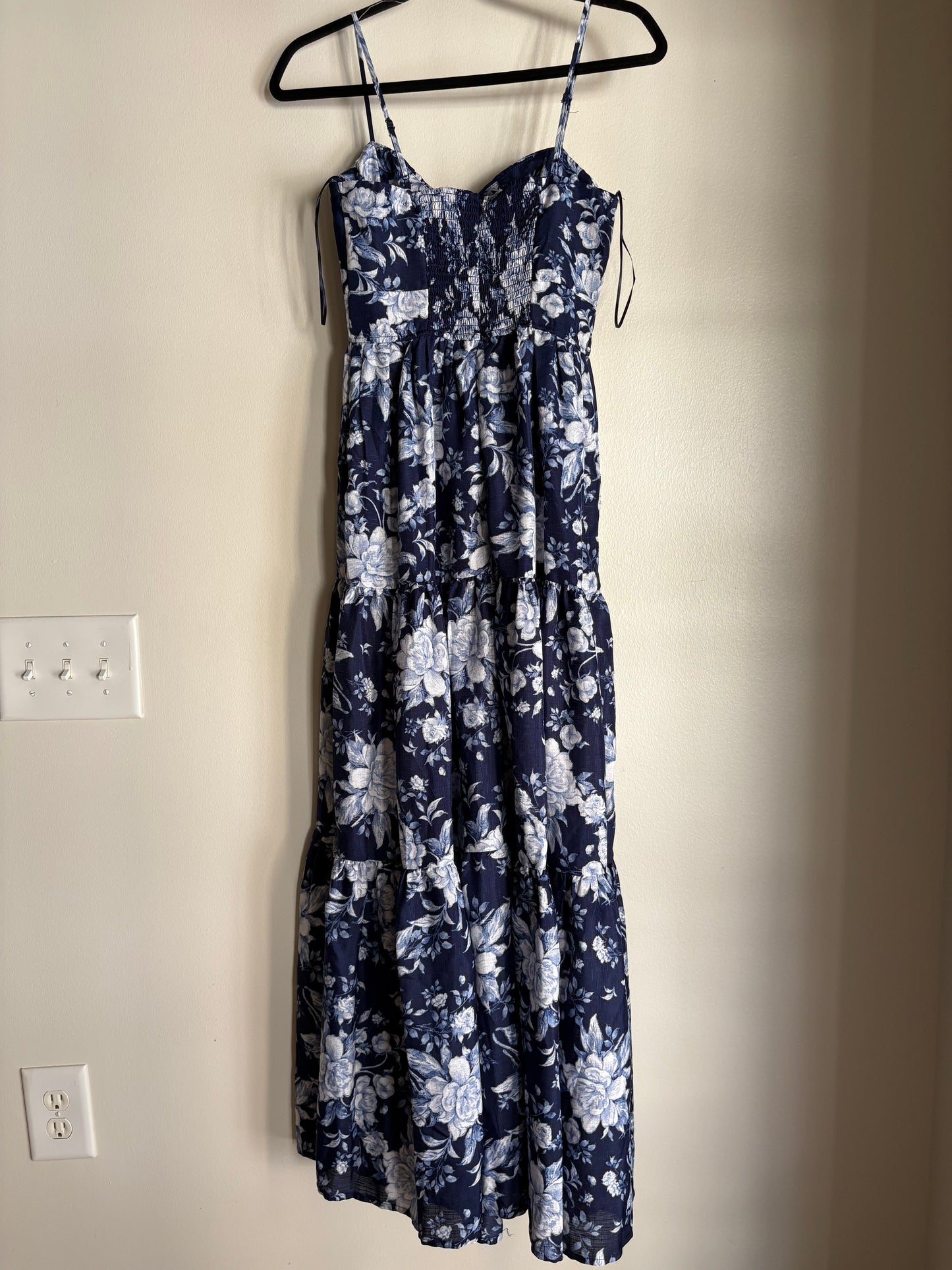 Dress Casual Maxi By Miami In Navy, Size: M