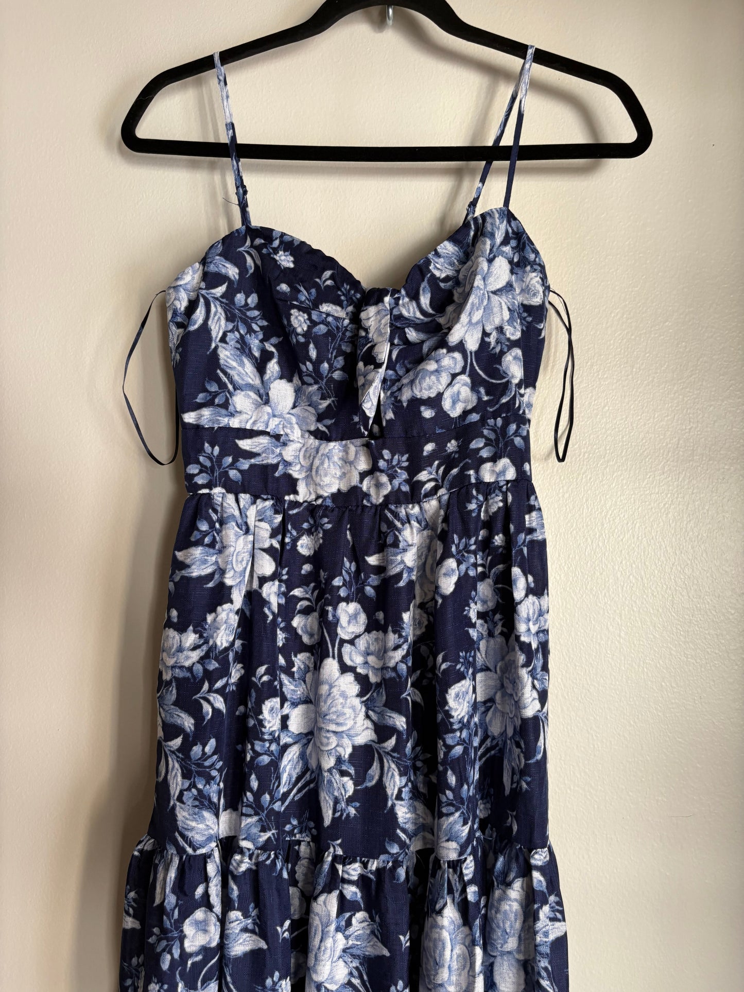 Dress Casual Maxi By Miami In Navy, Size: M