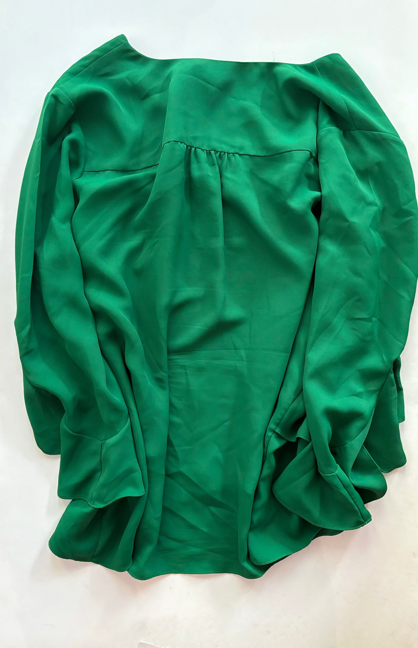 Blouse Long Sleeve By Vince Camuto In Green, Size: 3x