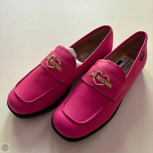 Shoes Flats By Love Moschino In Hot Pink, Size: 9.5
