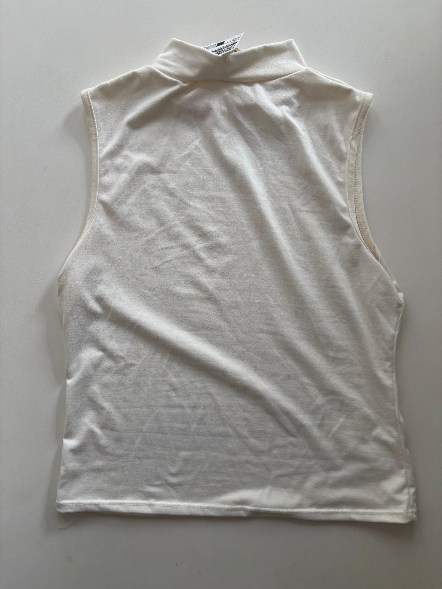 Top Sleeveless By Olivia Rae In Cream, Size: M