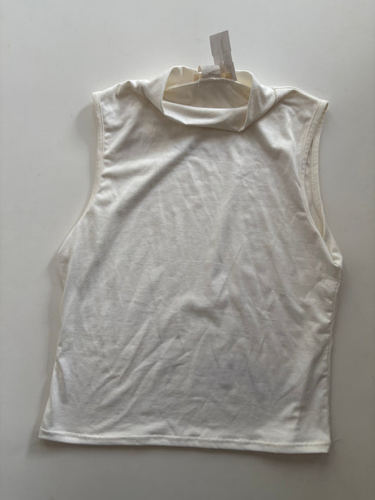 Top Sleeveless By Olivia Rae In Cream, Size: M