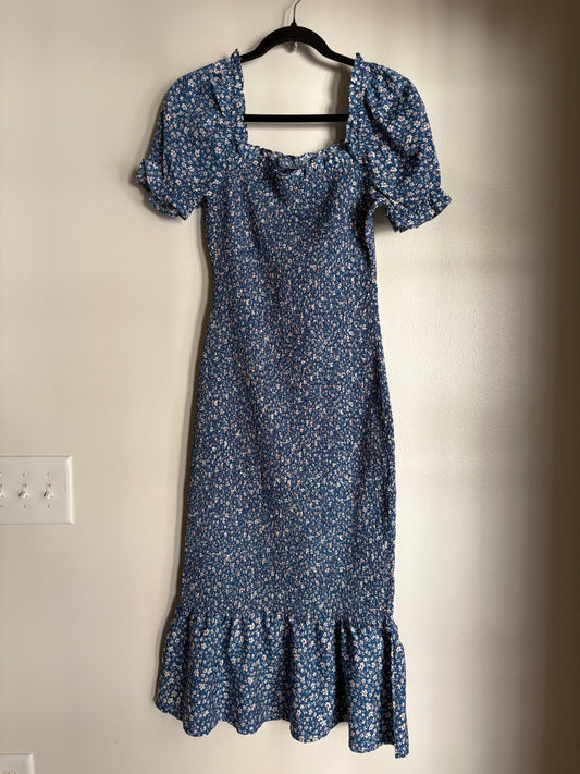 Dress Casual Maxi By Pretty Garden In Blue, Size: L