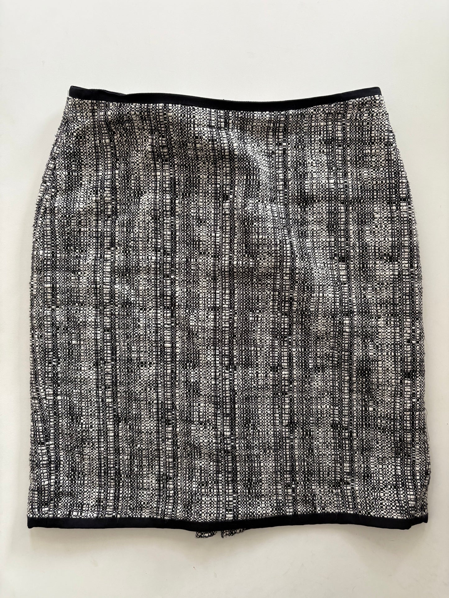 Skirt Midi By Talbots In Black & Cream, Size: 6p