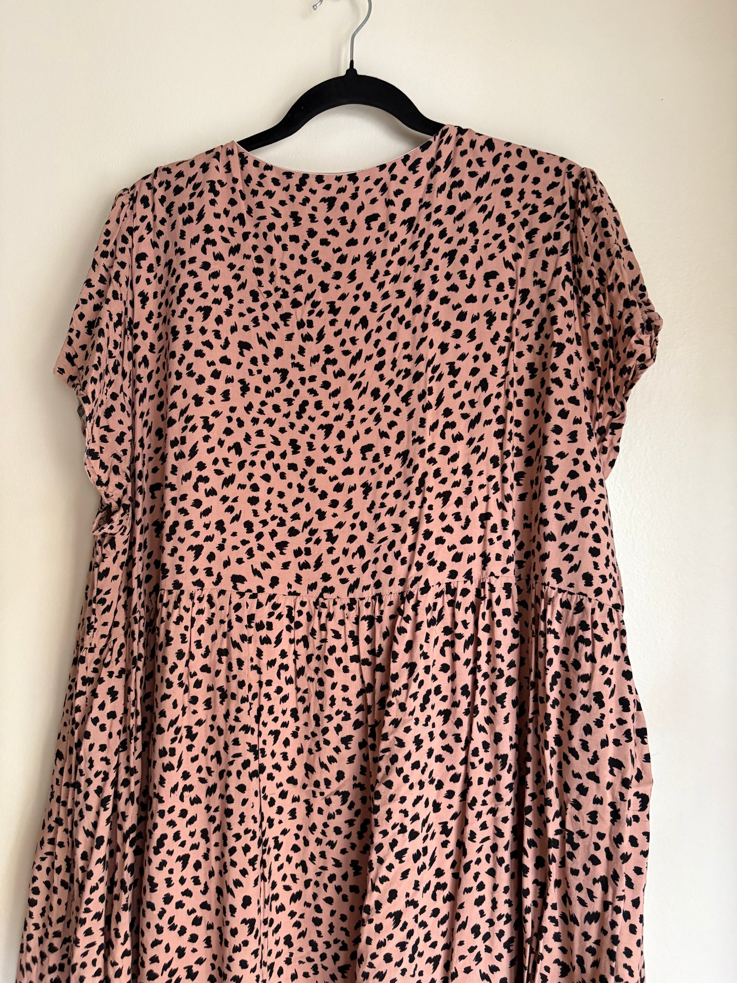 Dress Casual Midi By Savanna Jane In Animal Print, Size: 3x