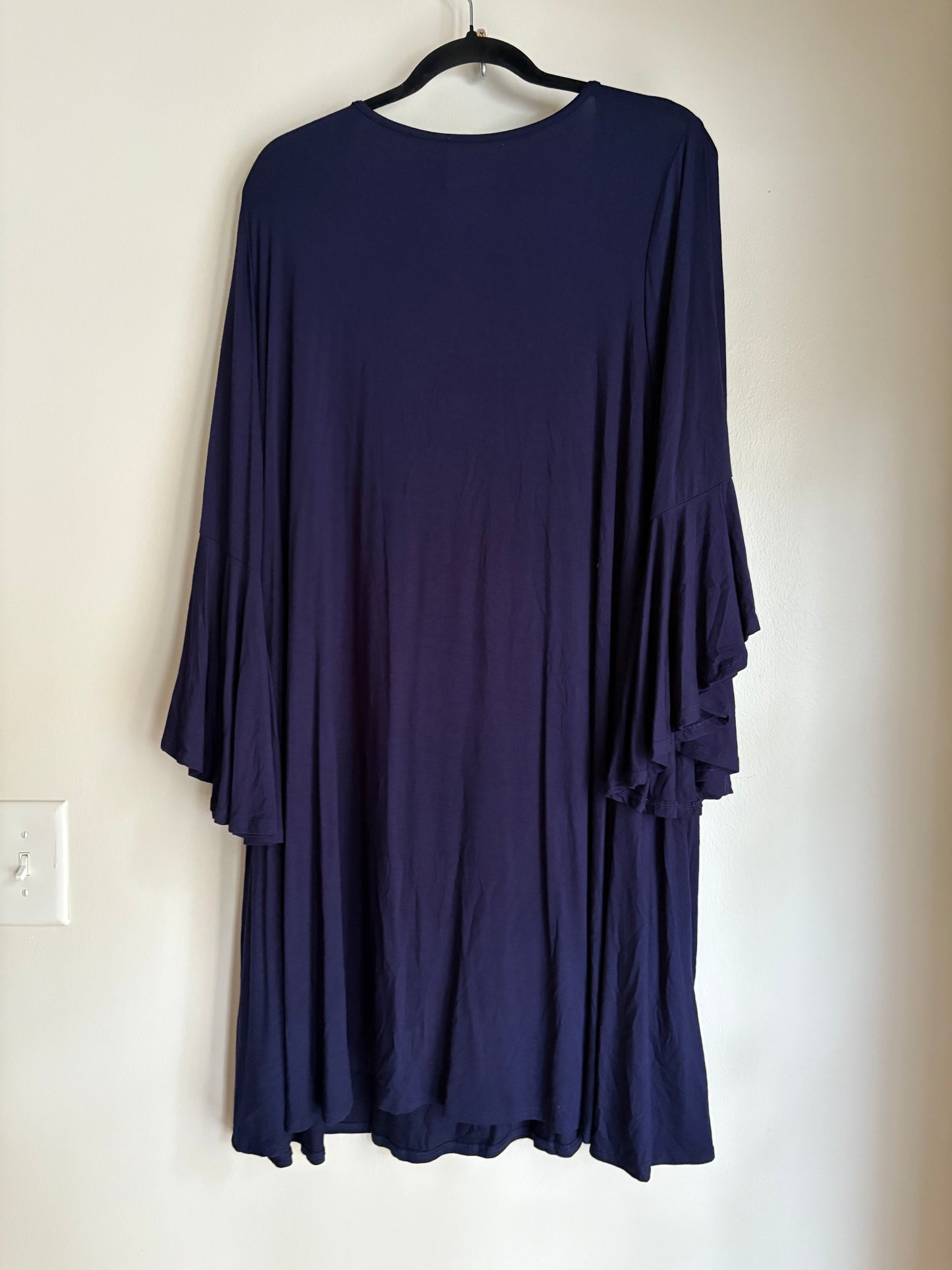 Dress Casual Midi By Beesome In Blue, Size: 3x