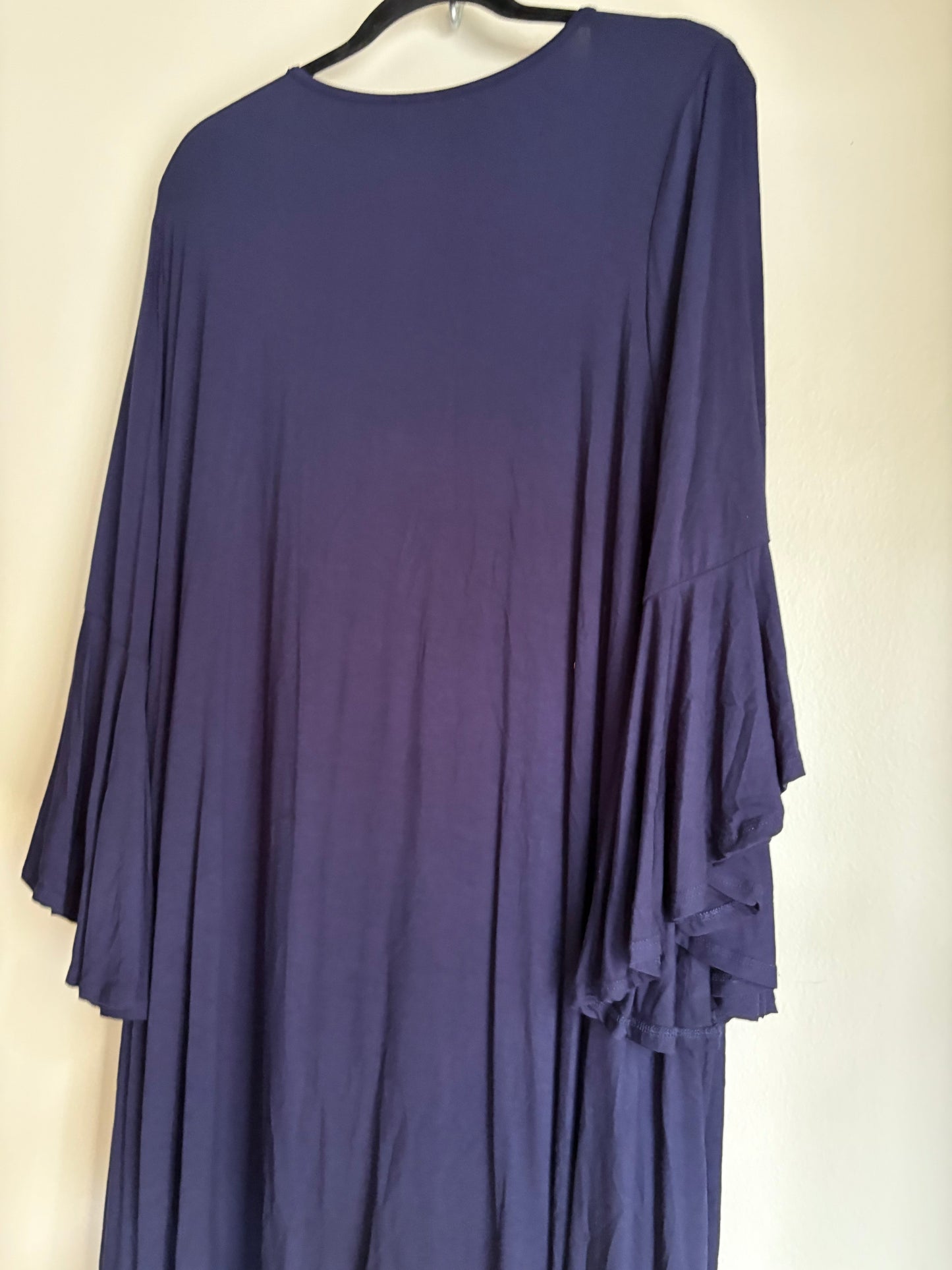 Dress Casual Midi By Beesome In Blue, Size: 3x