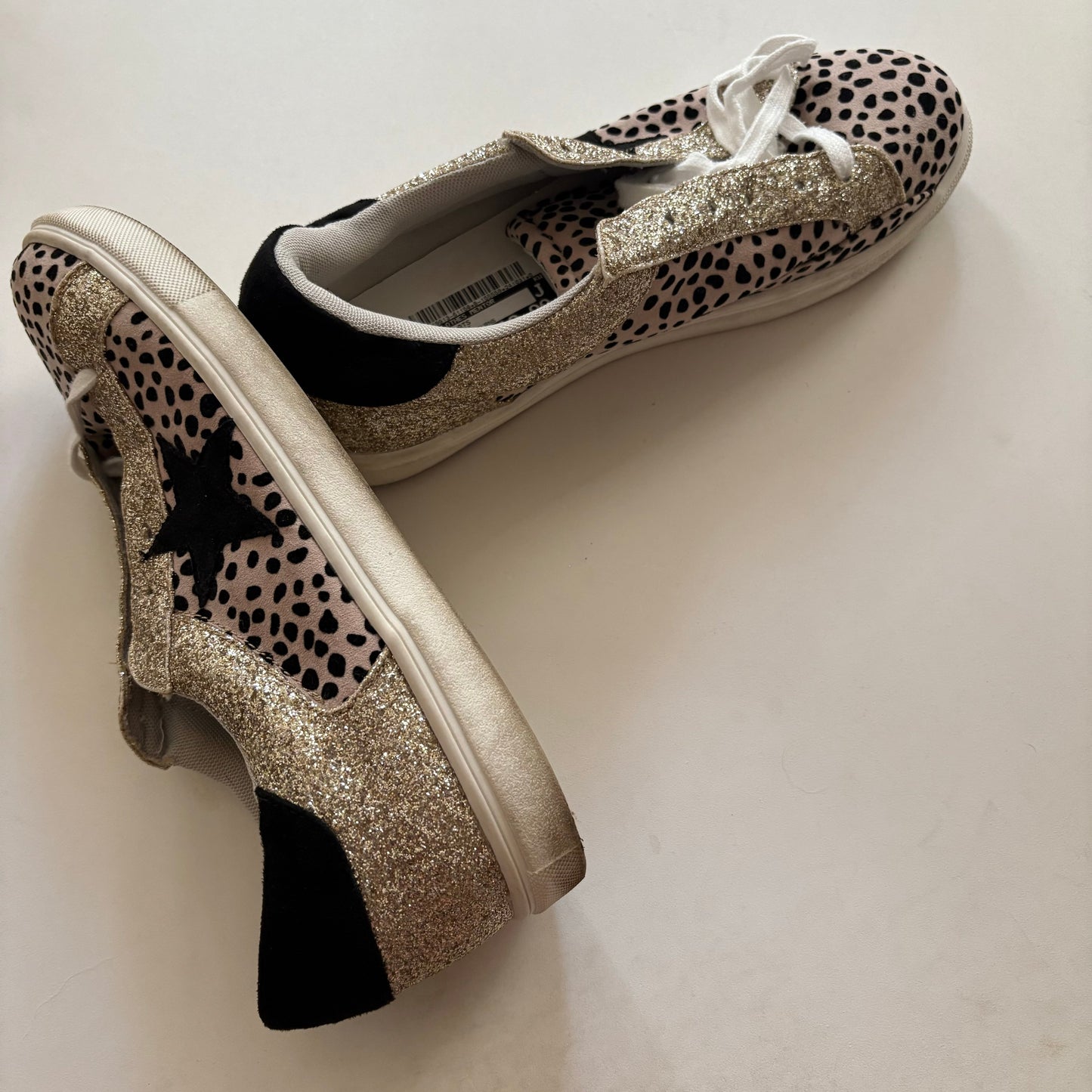 Shoes Flats By party In Animal Print, Size: 11