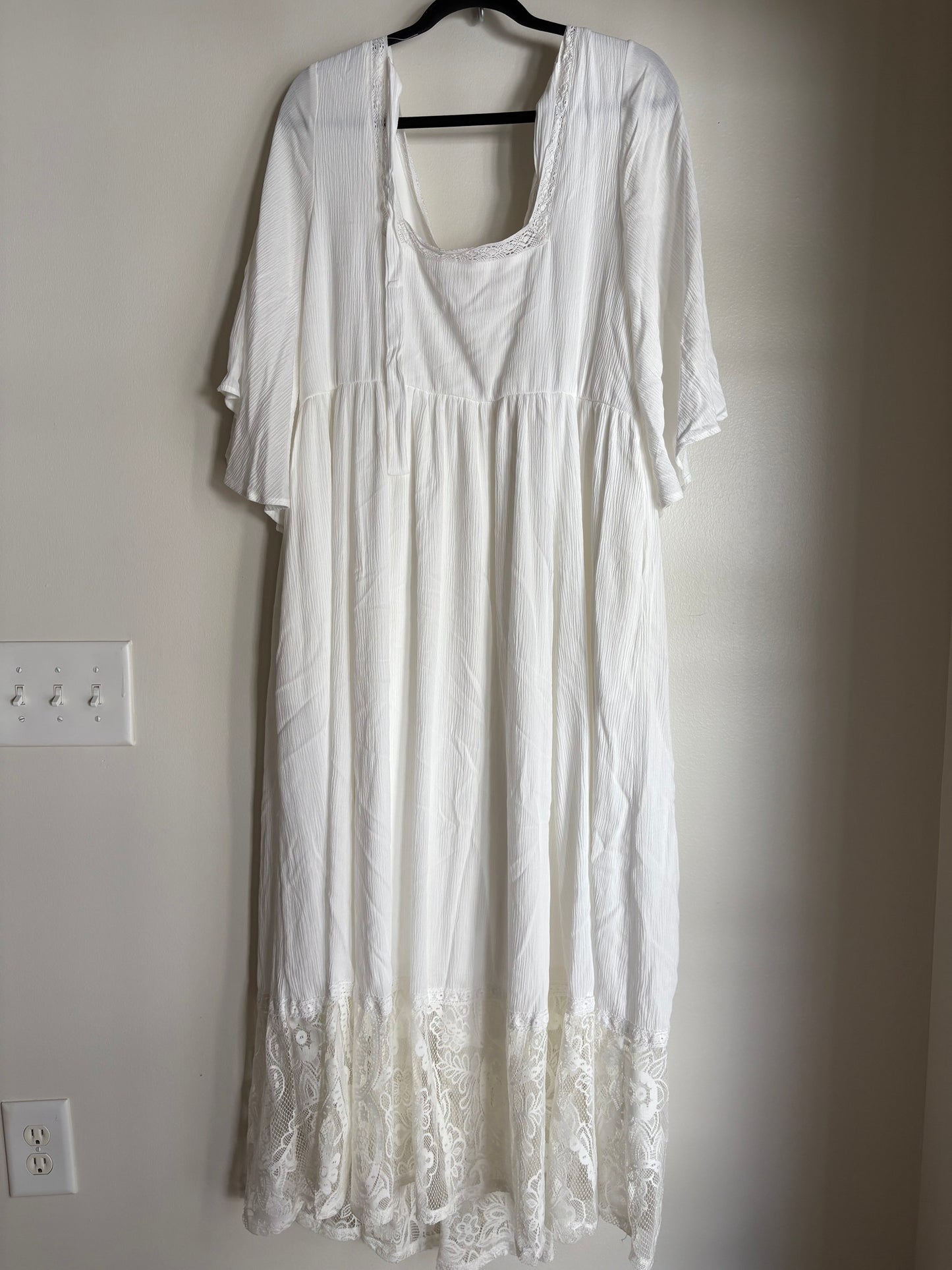 Dress Casual Maxi By FESTI In White, Size: 2x