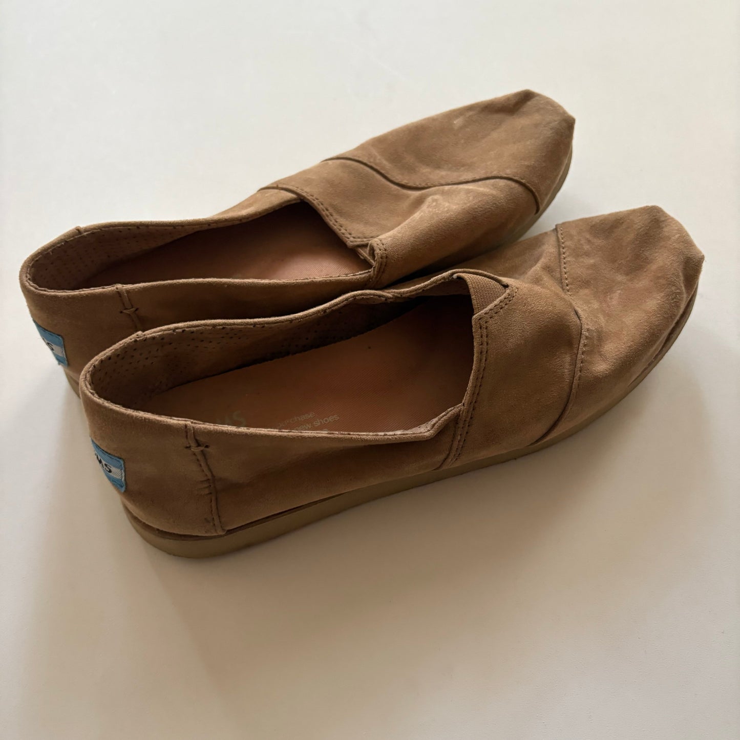 Shoes Flats By Toms In Brown, Size: 8