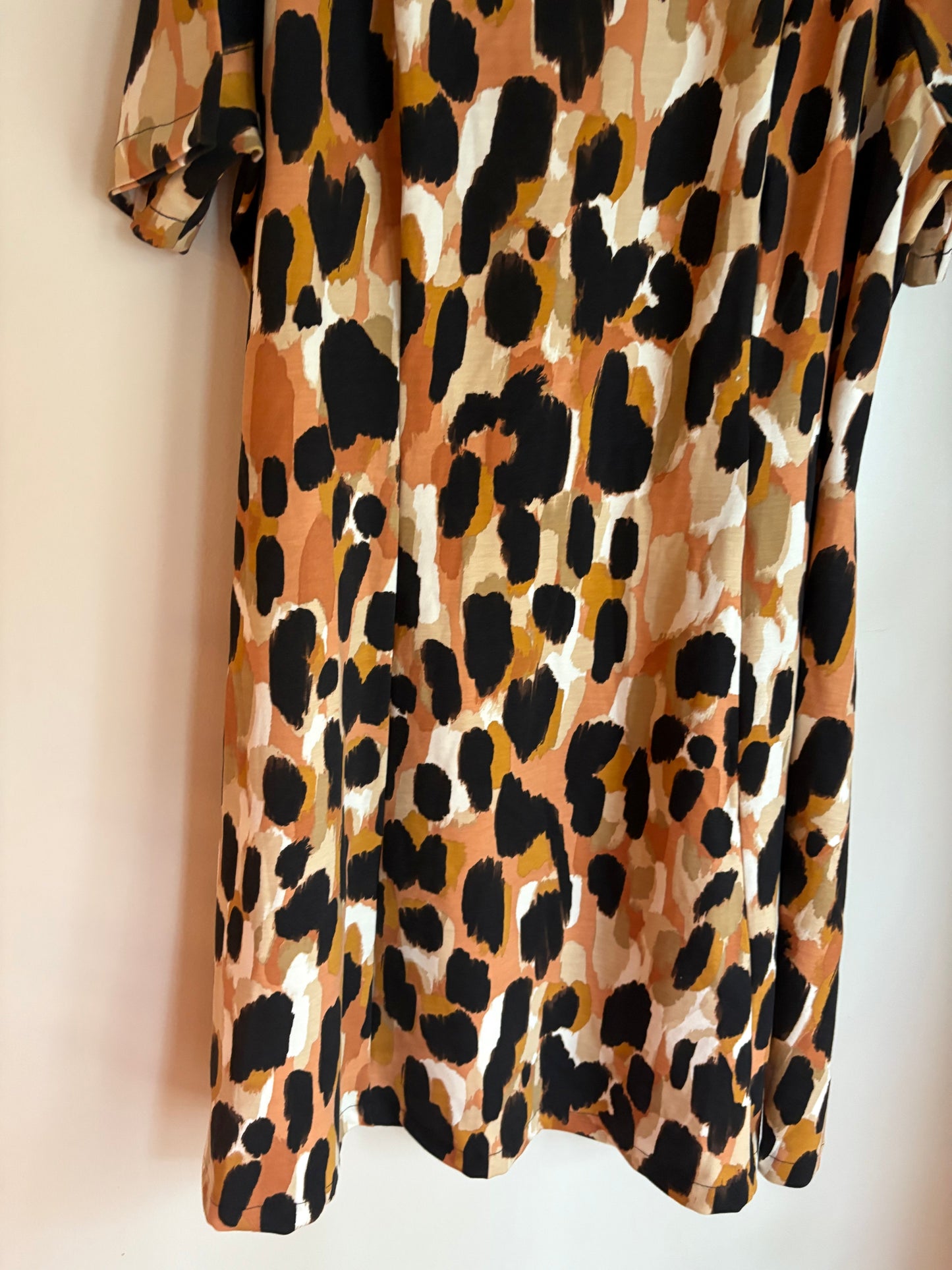 Dress Casual Midi By Jessica London In Animal Print, Size: 3x