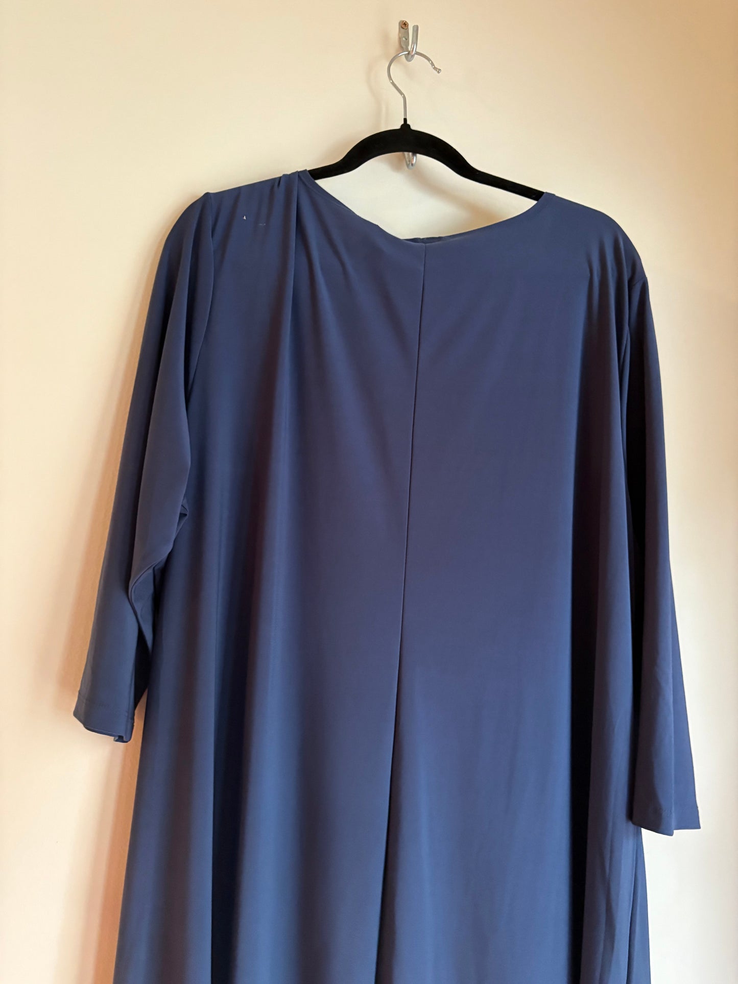 Dress Casual Midi By Clothes Mentor In Blue, Size: 2x