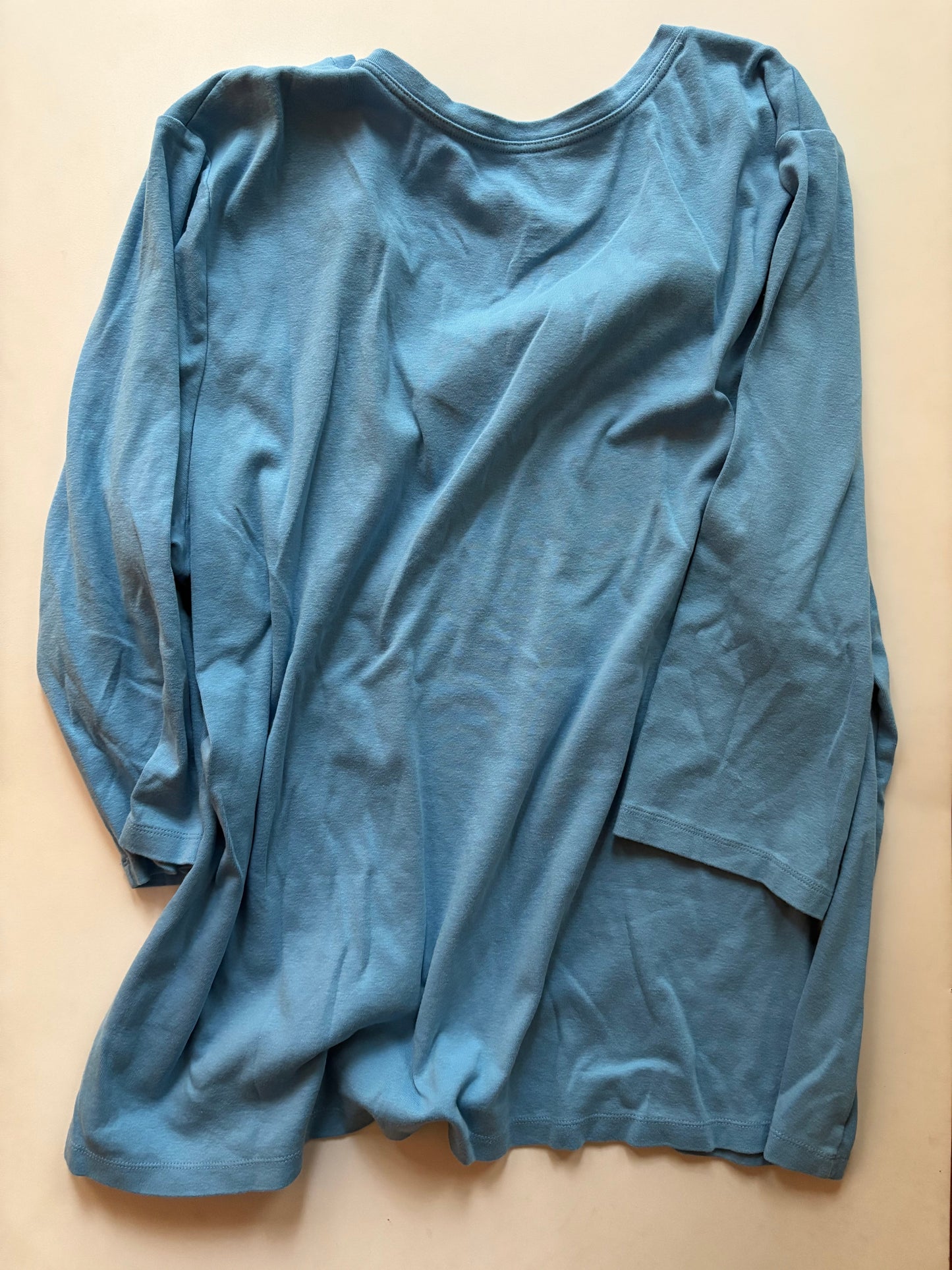 Top Long Sleeve By St Johns Bay In Blue, Size: 3x