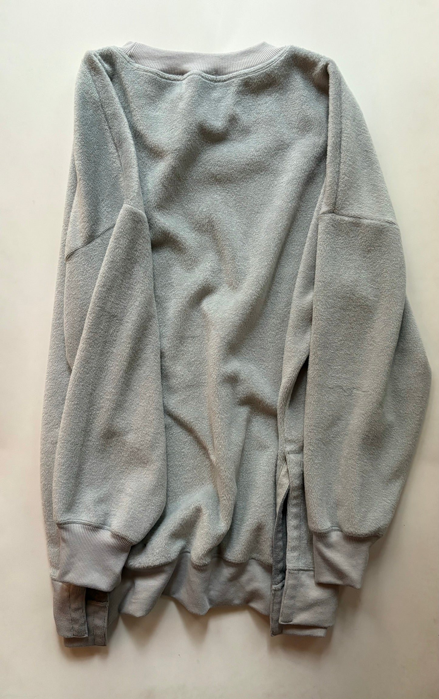 Sweatshirt Crewneck By Kat Mcrae In Grey, Size: Xl