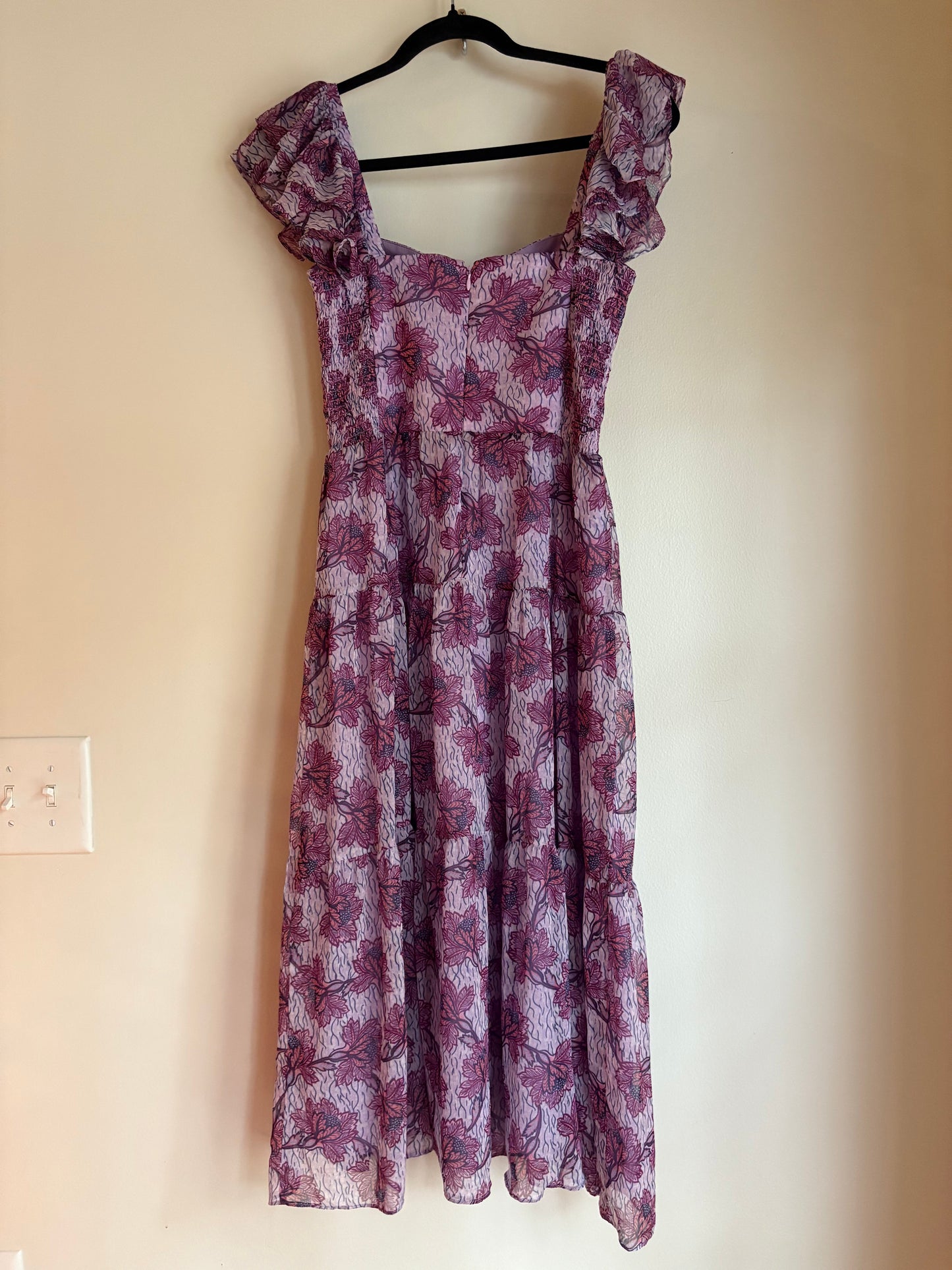 Dress Casual Midi By Amanda Uprichard In Floral Print, Size: Xs