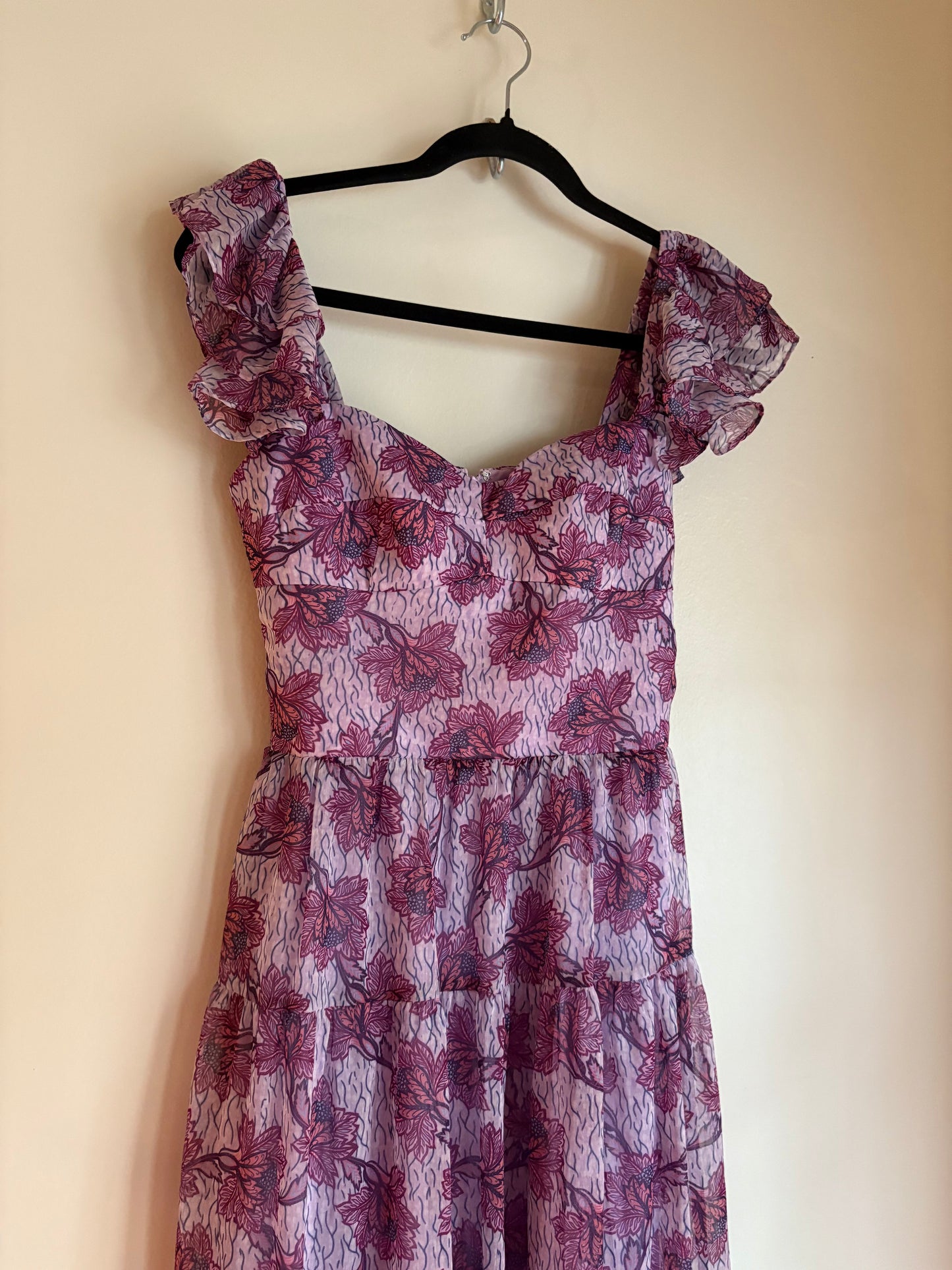 Dress Casual Midi By Amanda Uprichard In Floral Print, Size: Xs