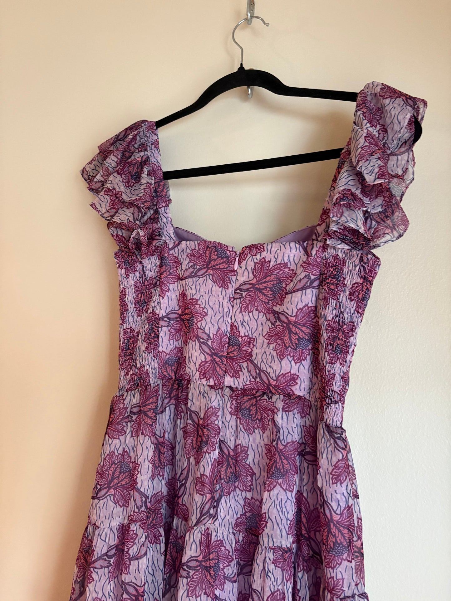 Dress Casual Midi By Amanda Uprichard In Floral Print, Size: Xs