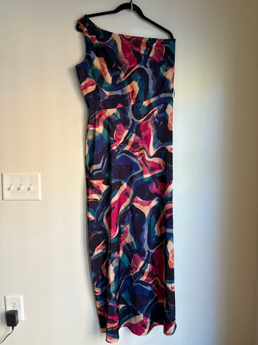 Dress Party Long By Nicole Miller In Multi-colored, Size: M