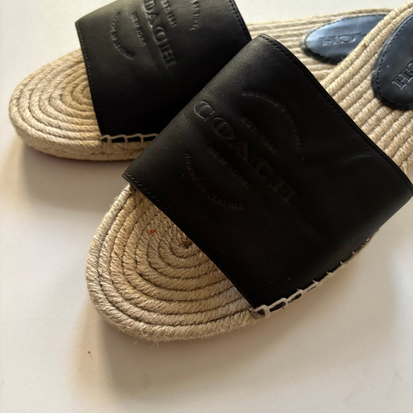 Sandals Designer By Coach In Black, Size: 8.5