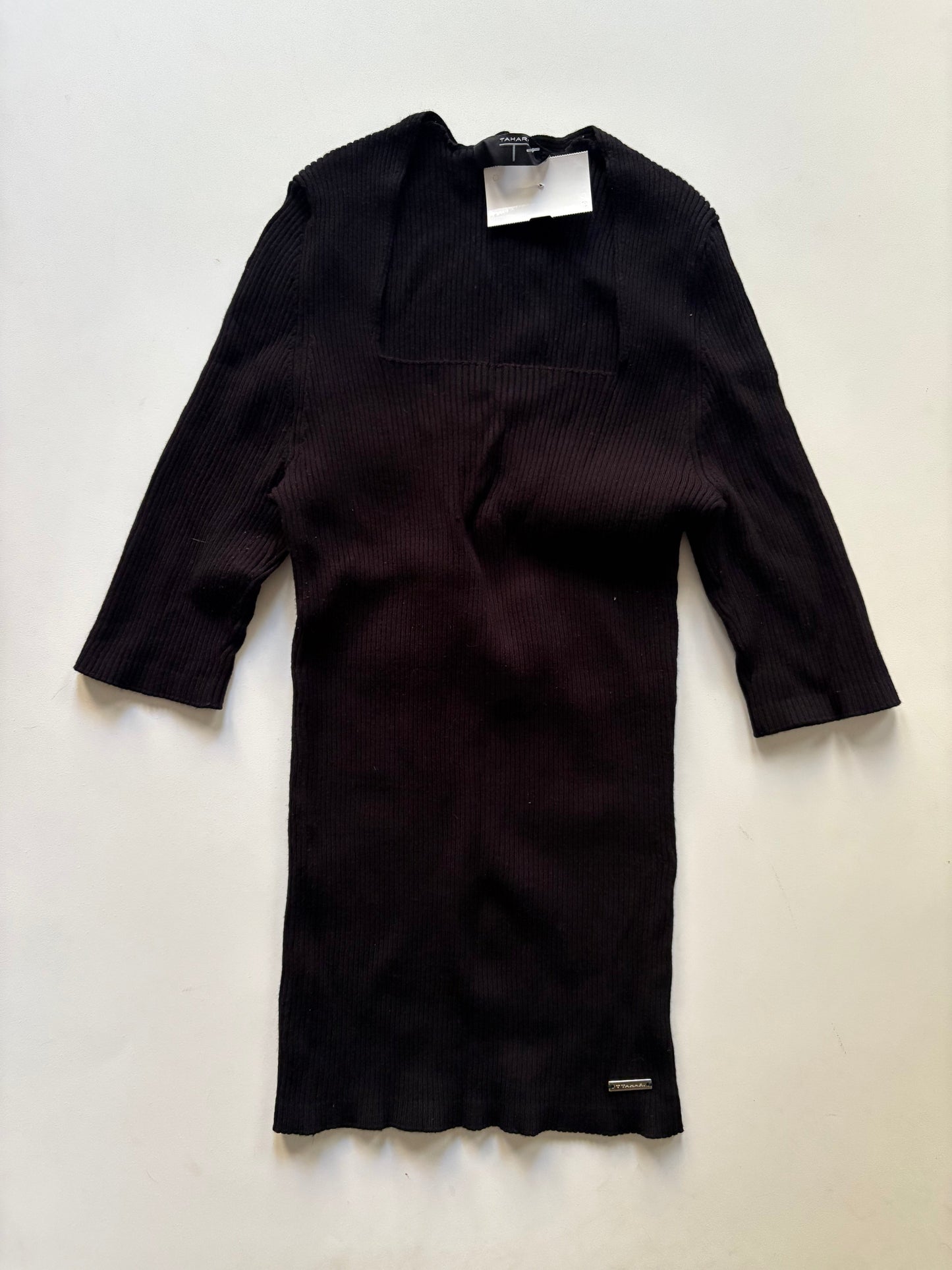 Sweater By Tahari By Arthur Levine In Black, Size: M