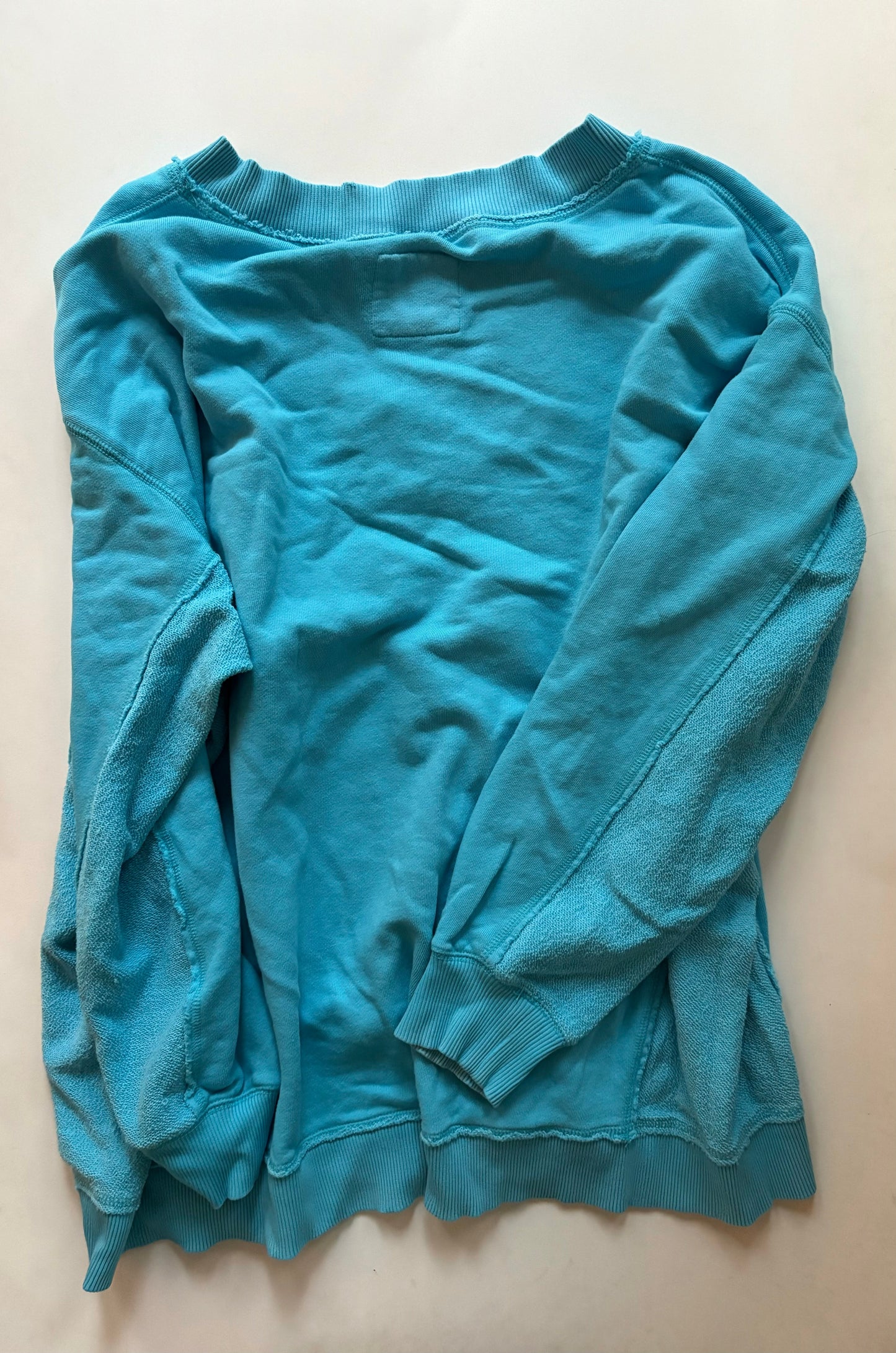 Sweatshirt Crewneck By Aerie In Blue, Size: L